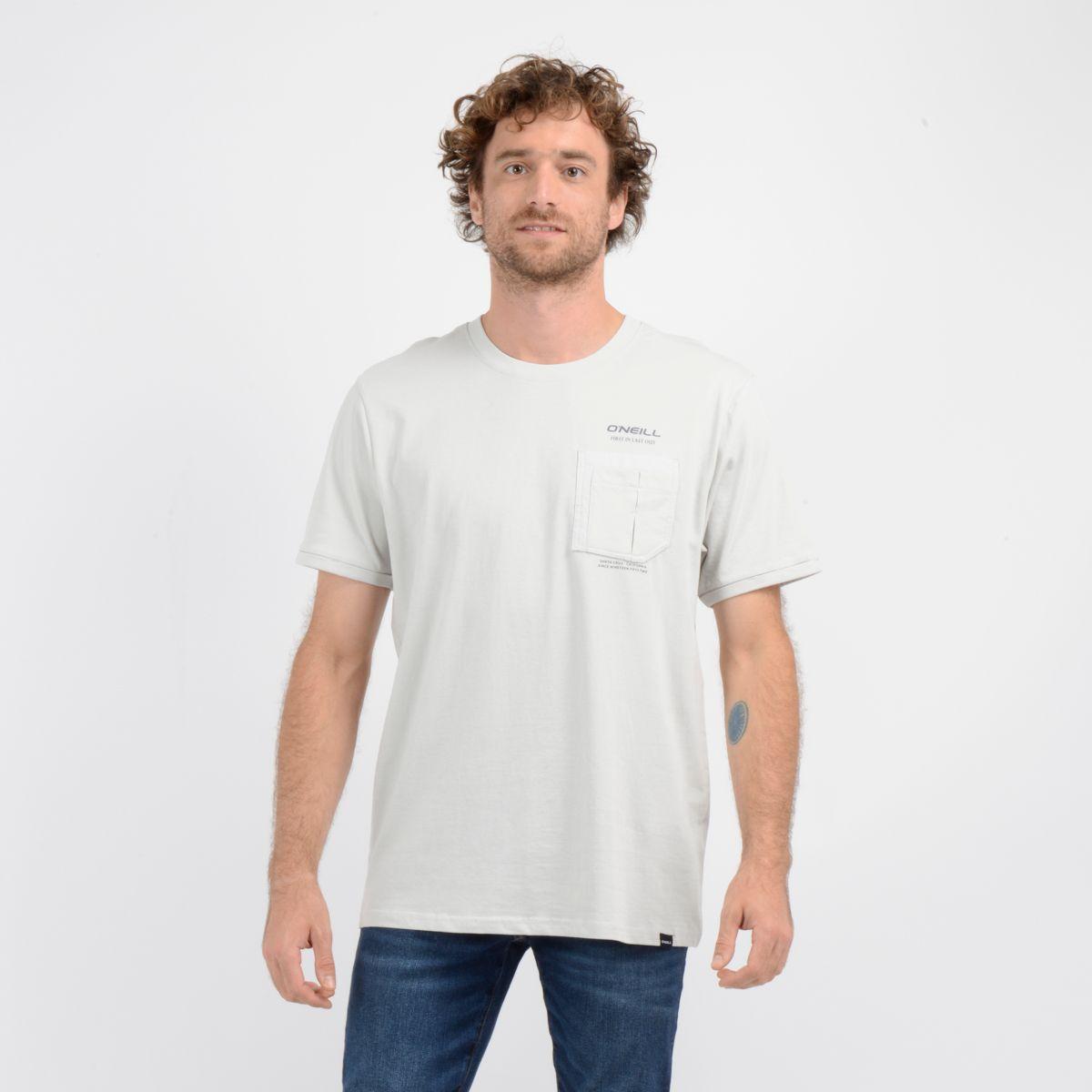 POLERA MANGA CORTA JOURNEY GRIS PLATA-0