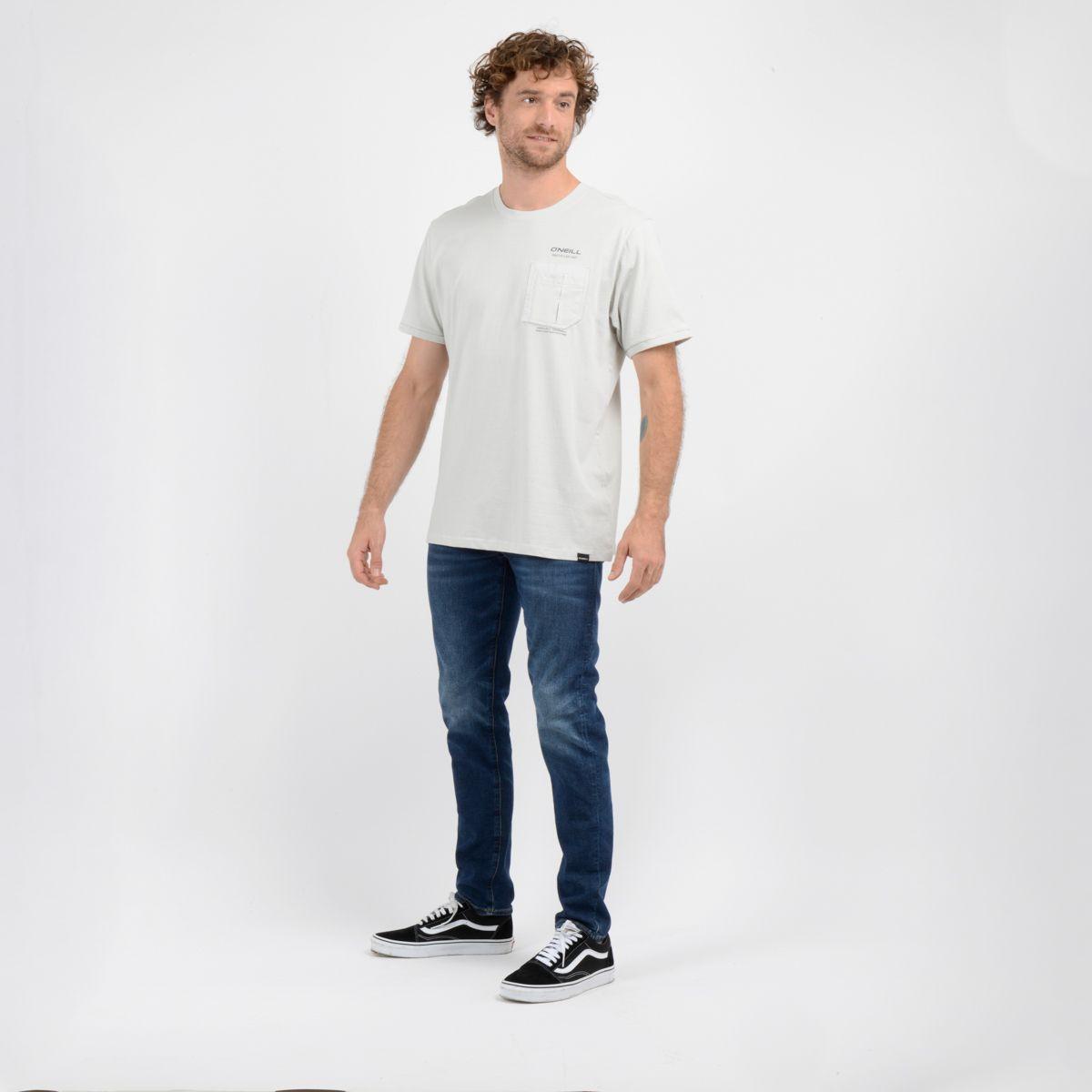 POLERA MANGA CORTA JOURNEY GRIS PLATA-3