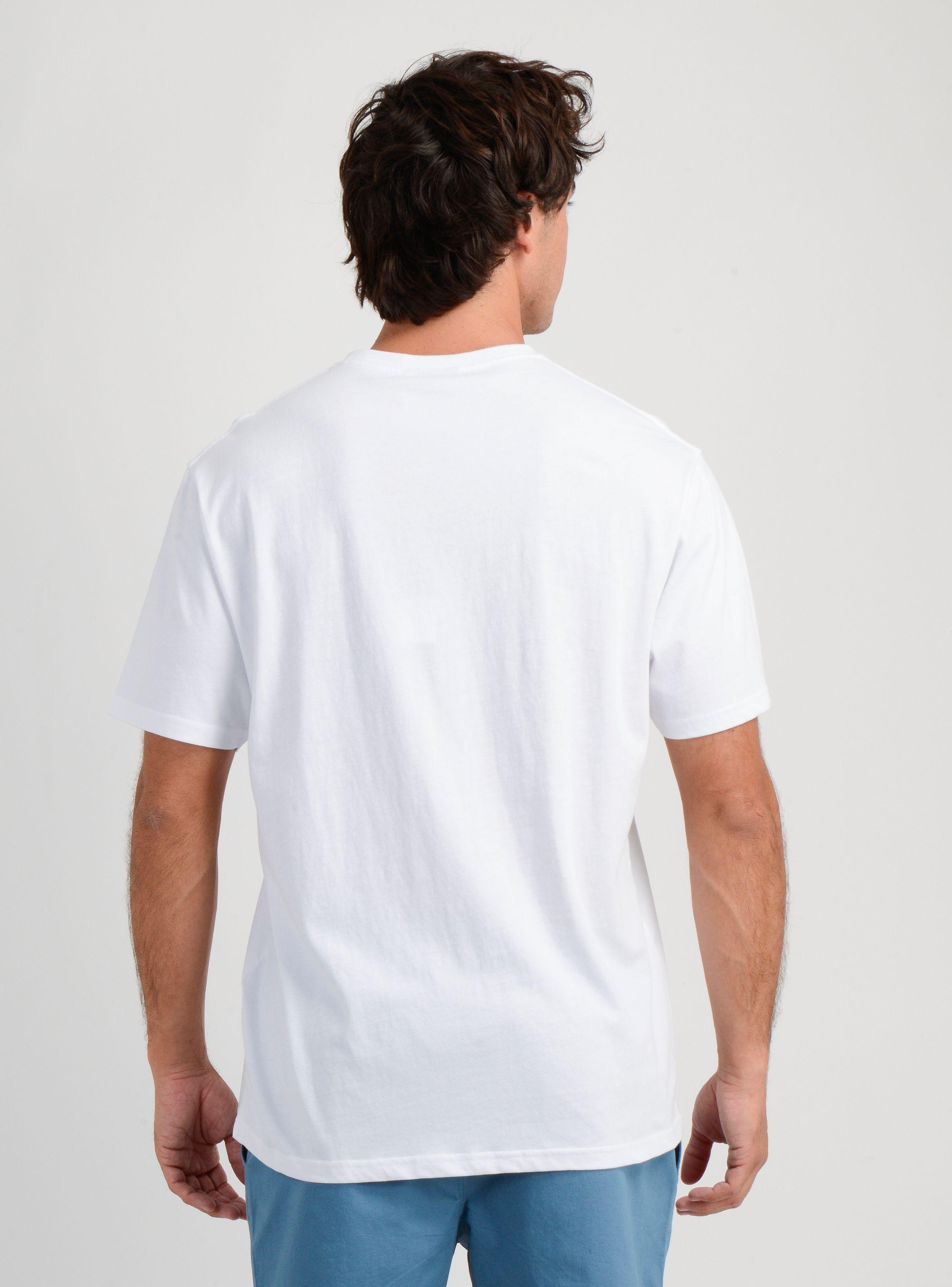 POLERA MANGA CORTA EAST CLIFF II BLANCO-3