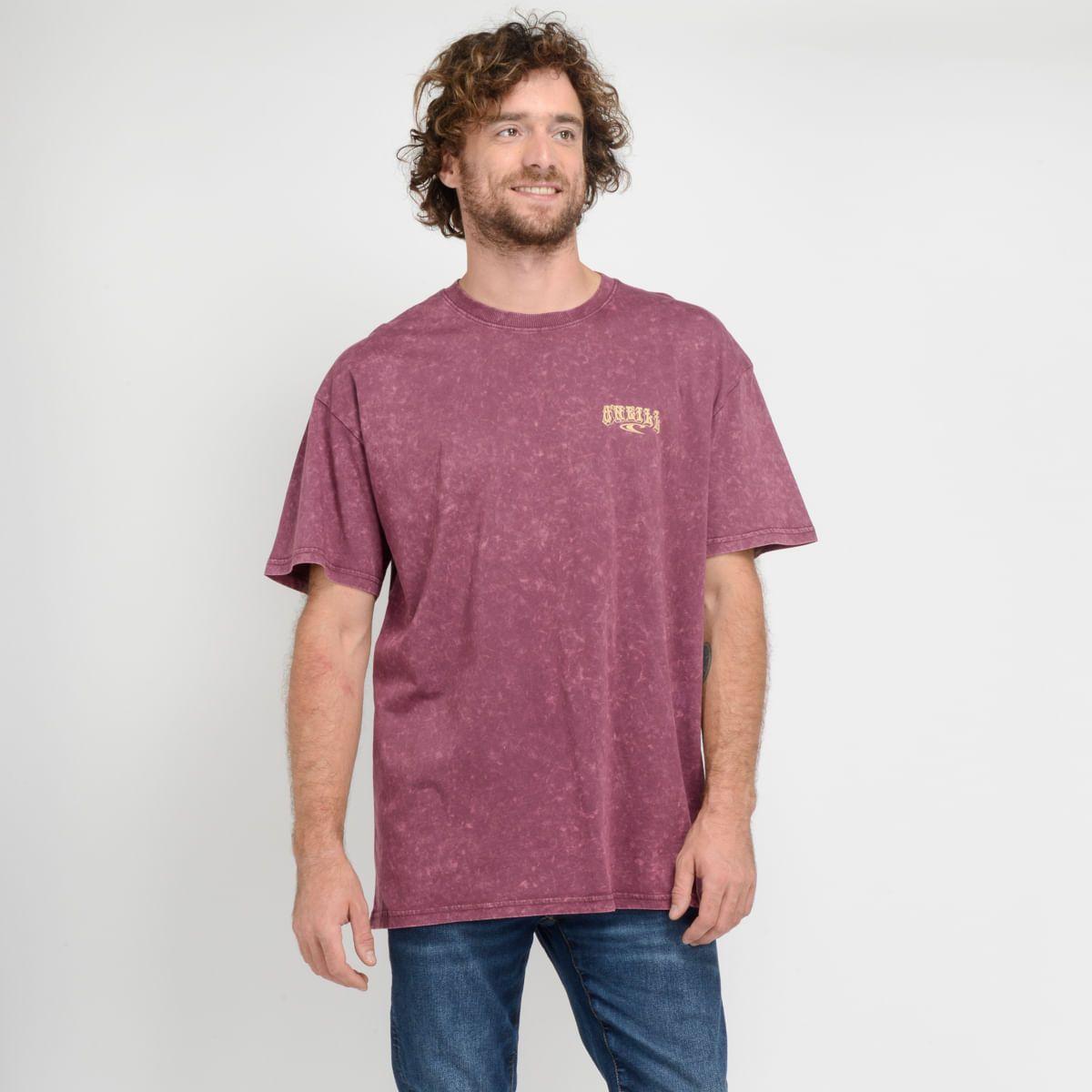 POLERA MANGA CORTA - I23HO065009 ROJO OSCURO-0