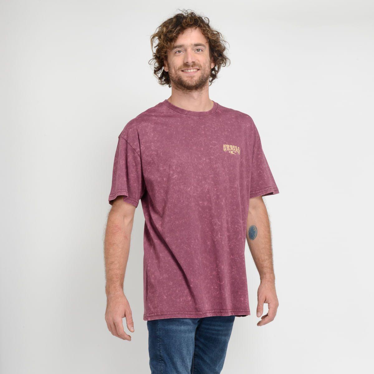 POLERA MANGA CORTA - I23HO065009 ROJO OSCURO-1