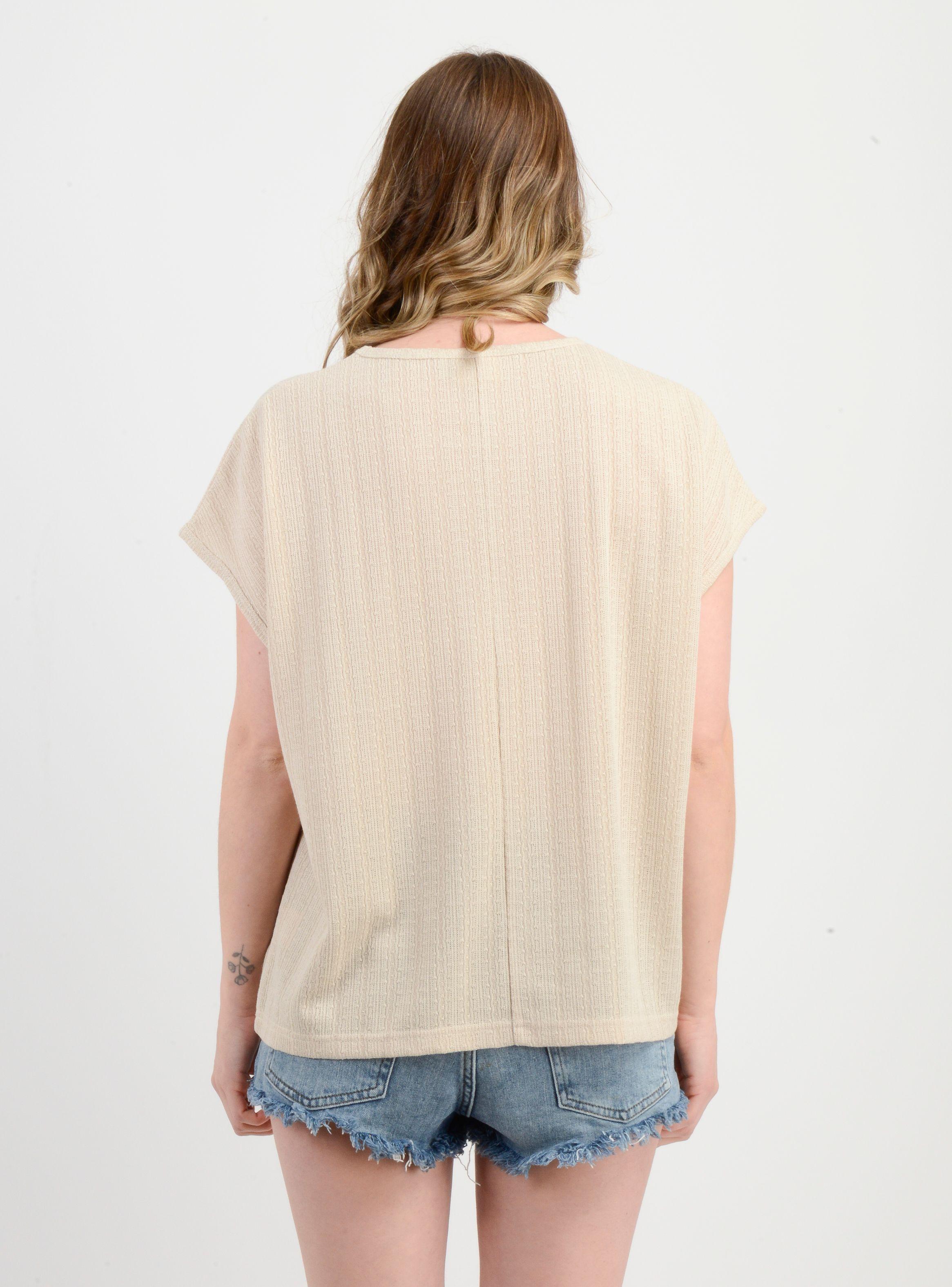 POLERA MANGA CORTA JULIE BEIGE-1