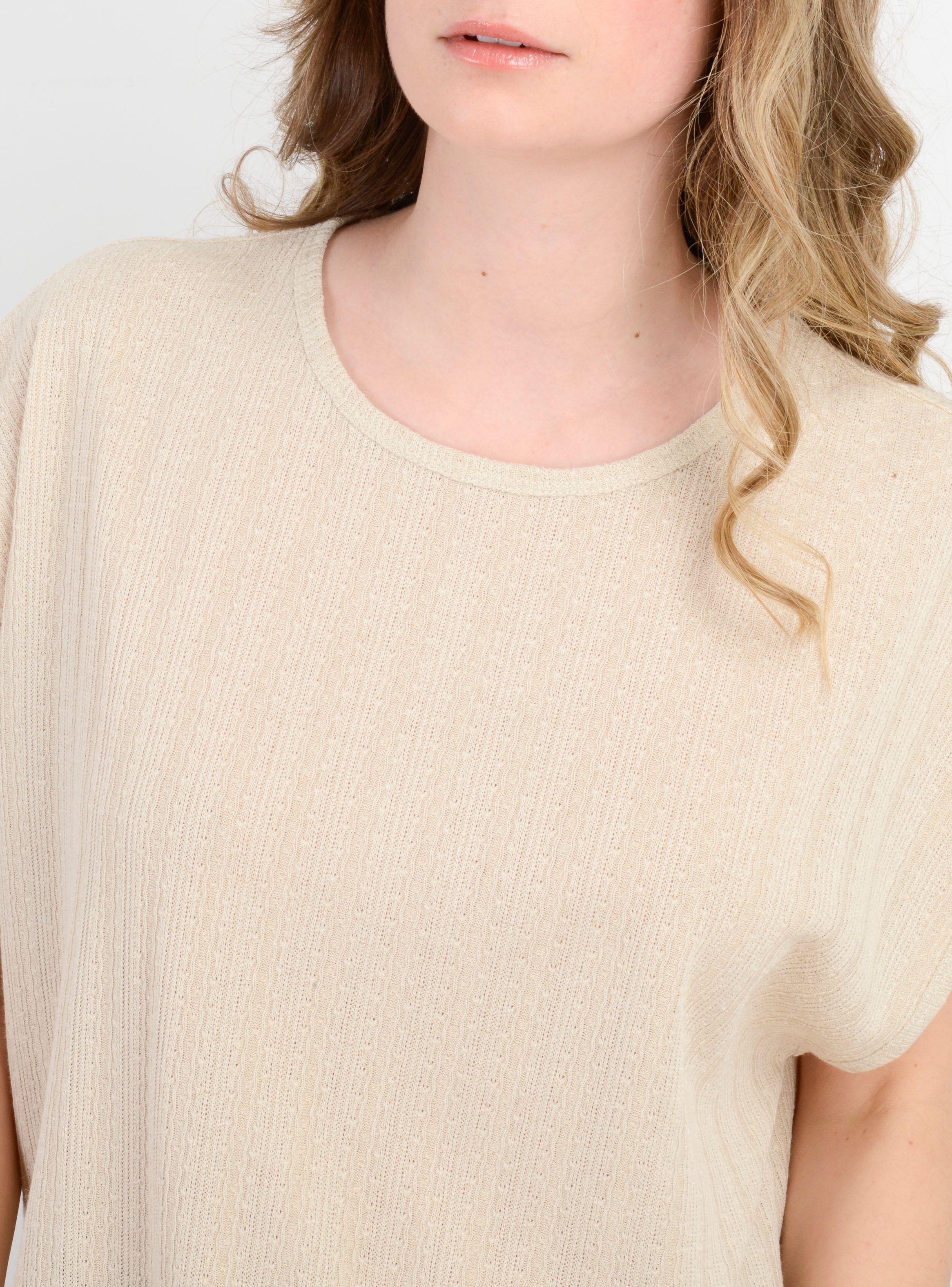 POLERA MANGA CORTA JULIE BEIGE-4