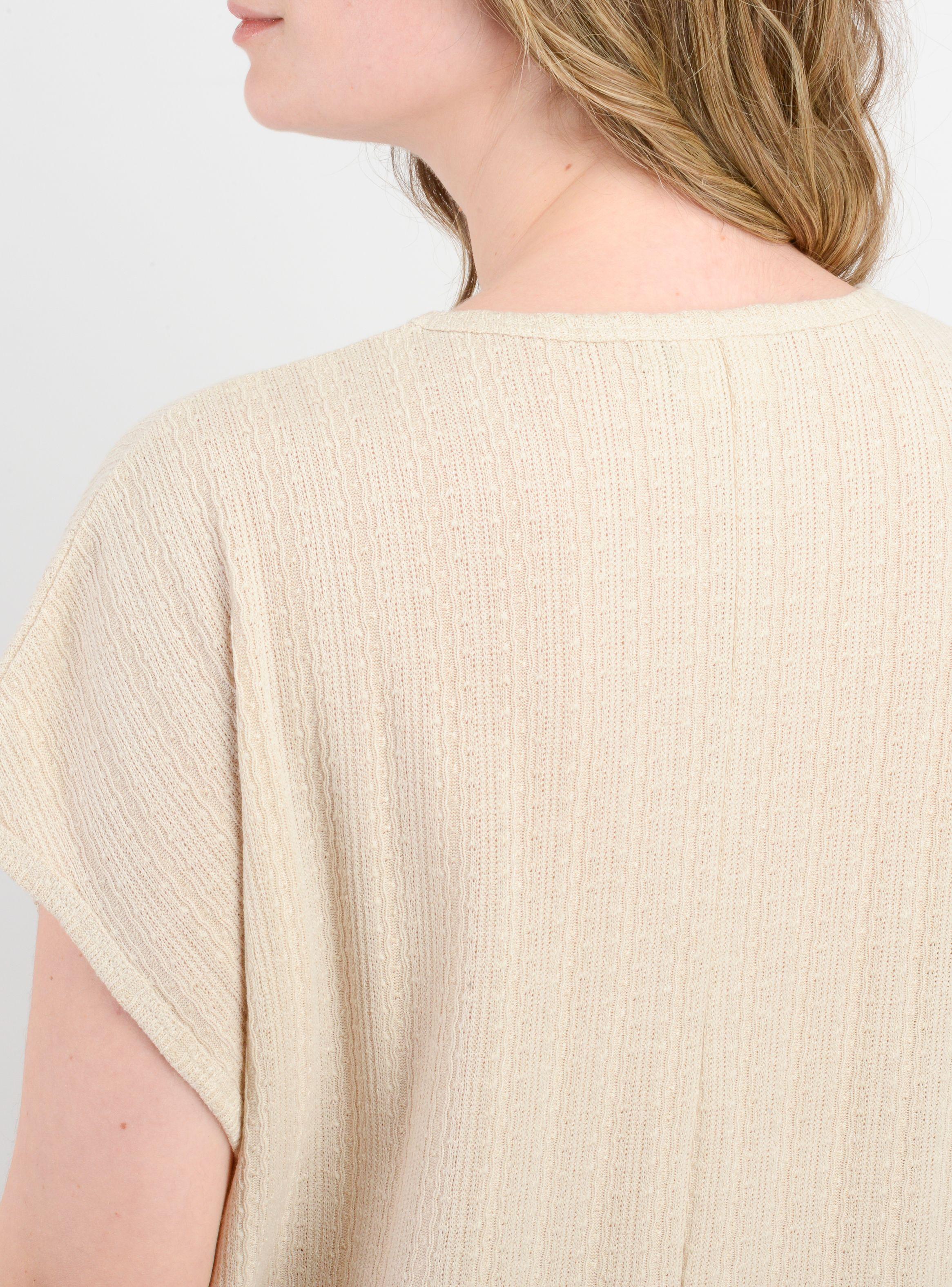 POLERA MANGA CORTA JULIE BEIGE-5