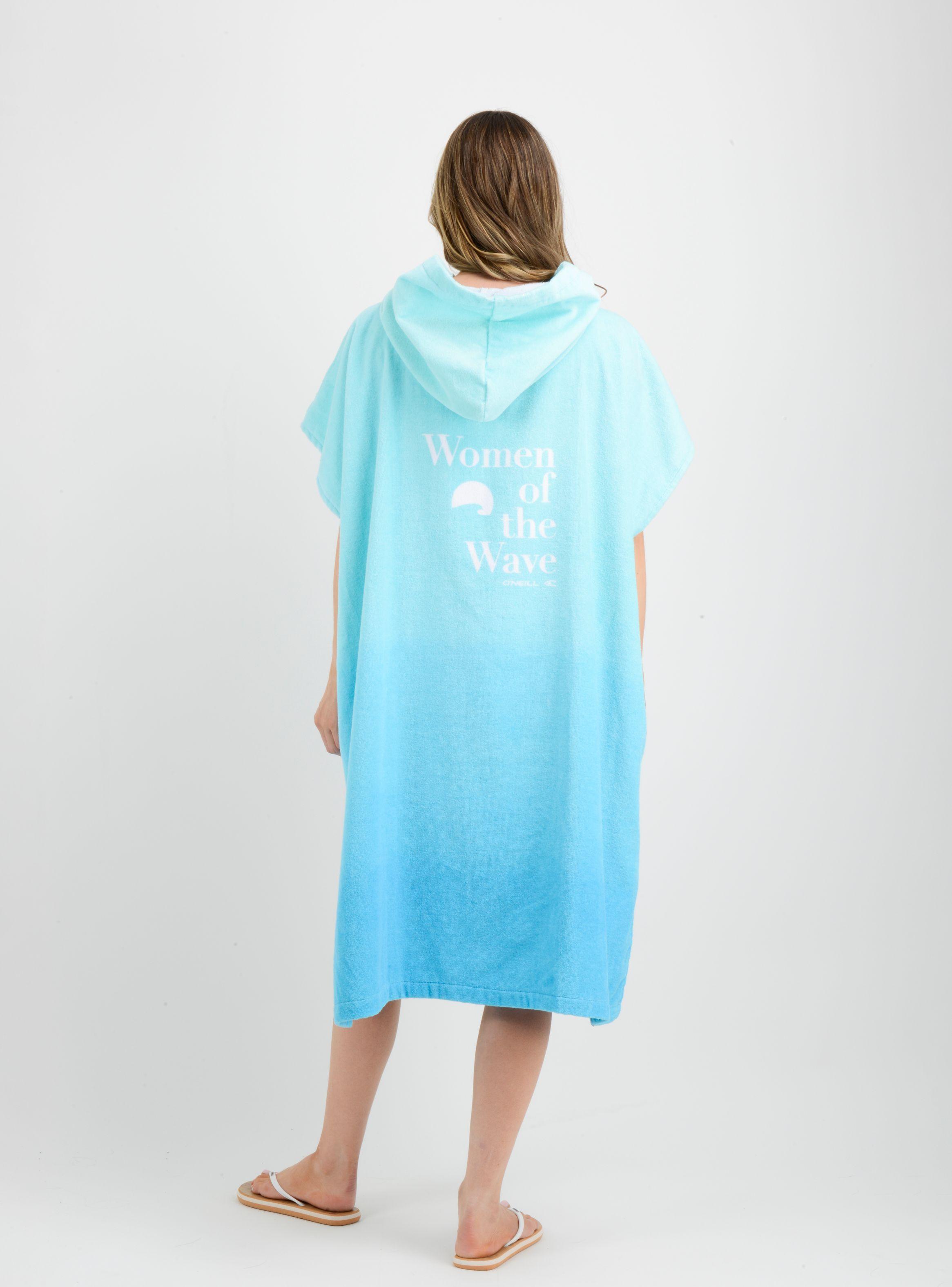 PONCHO TOALLA WOW AZUL-3