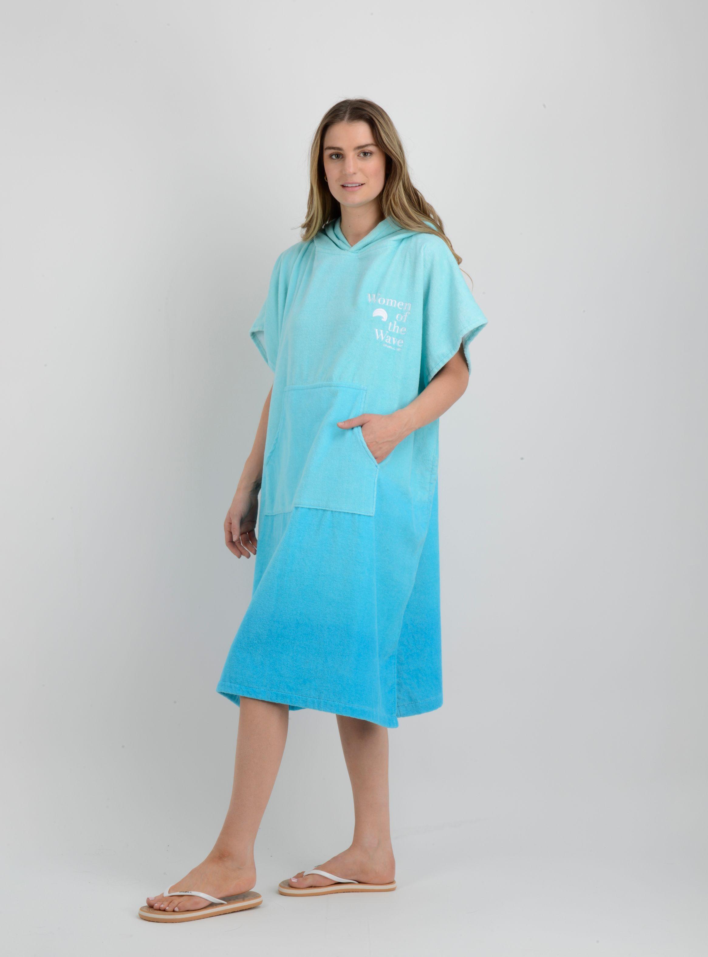 PONCHO TOALLA WOW AZUL-2
