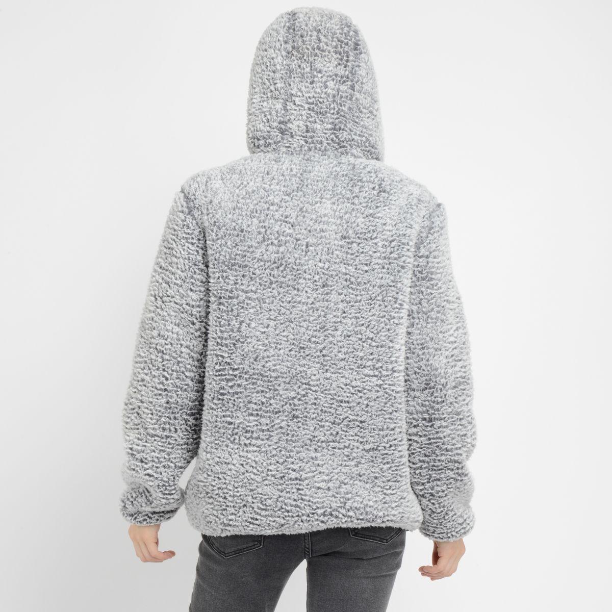 POLERON CHIPORRO FULL ZIPPER - I23MU073007 GRIS-2