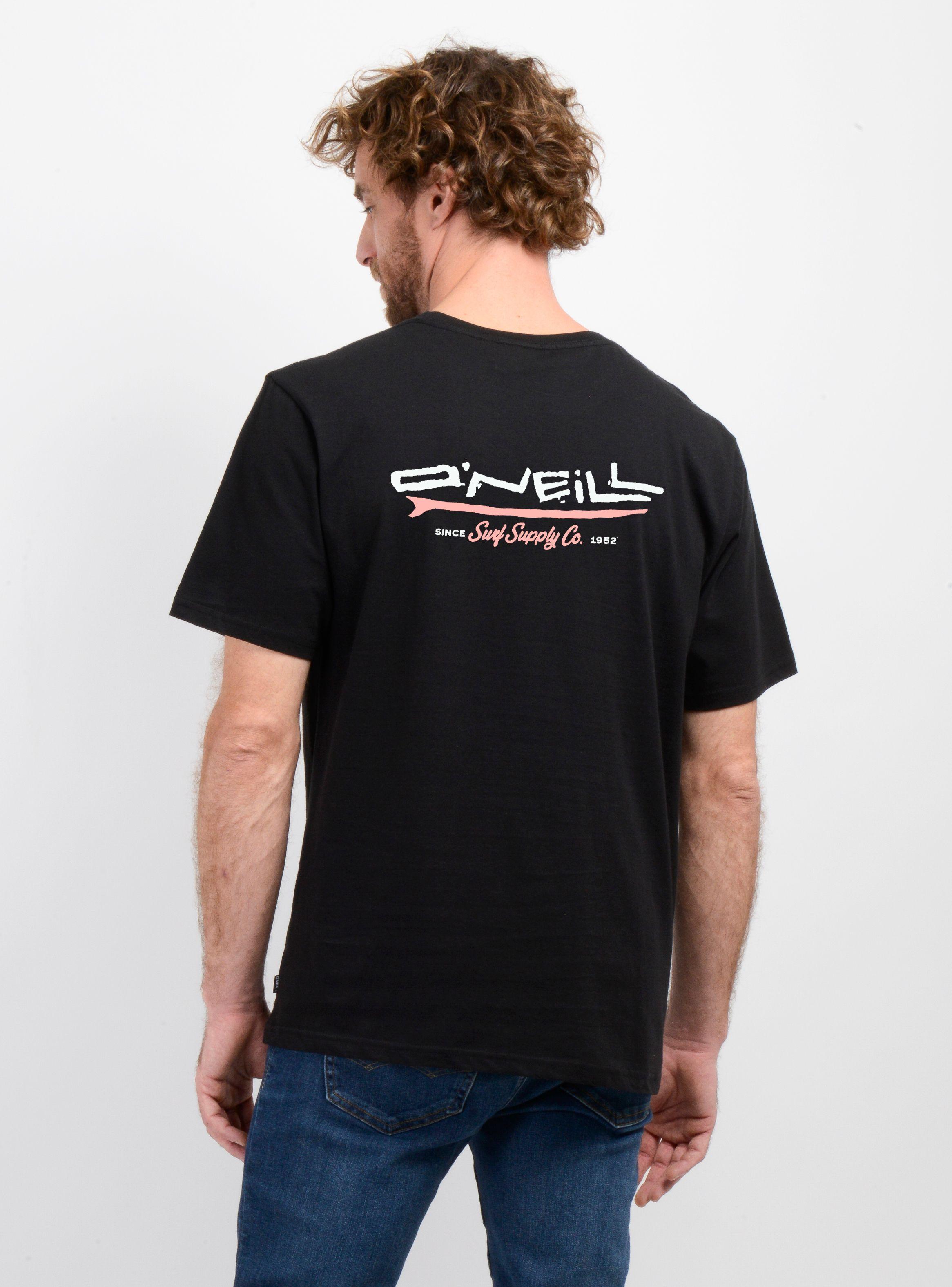 POLERA MANGA CORTA SURFBOARD NEGRO-1