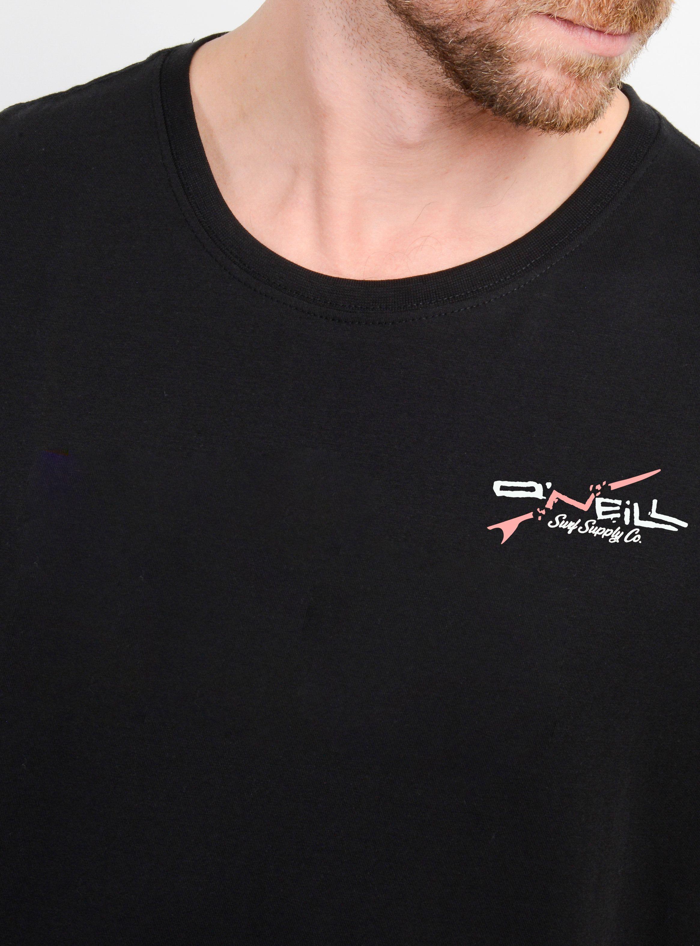 POLERA MANGA CORTA SURFBOARD NEGRO-4