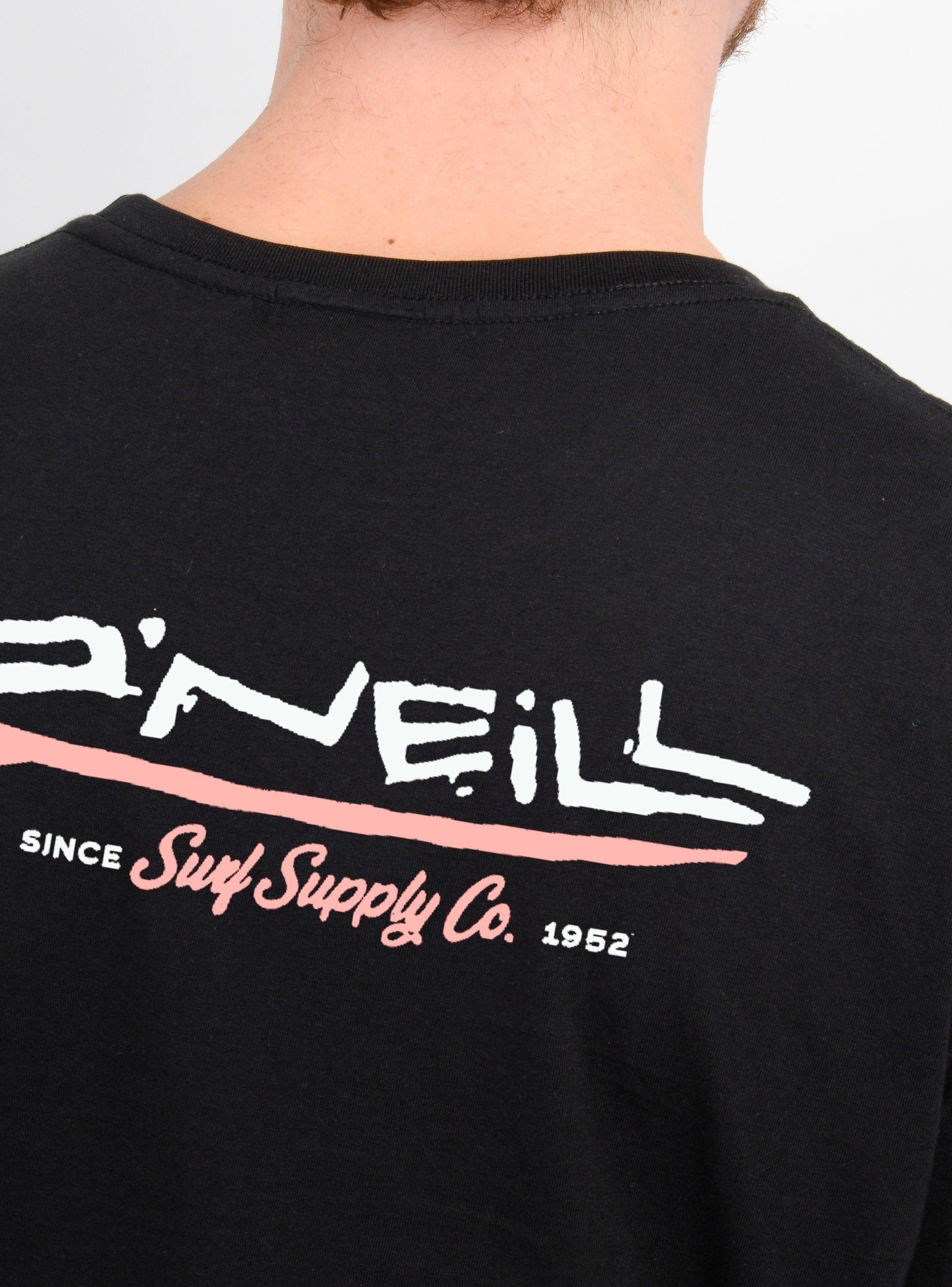 POLERA MANGA CORTA SURFBOARD NEGRO-5