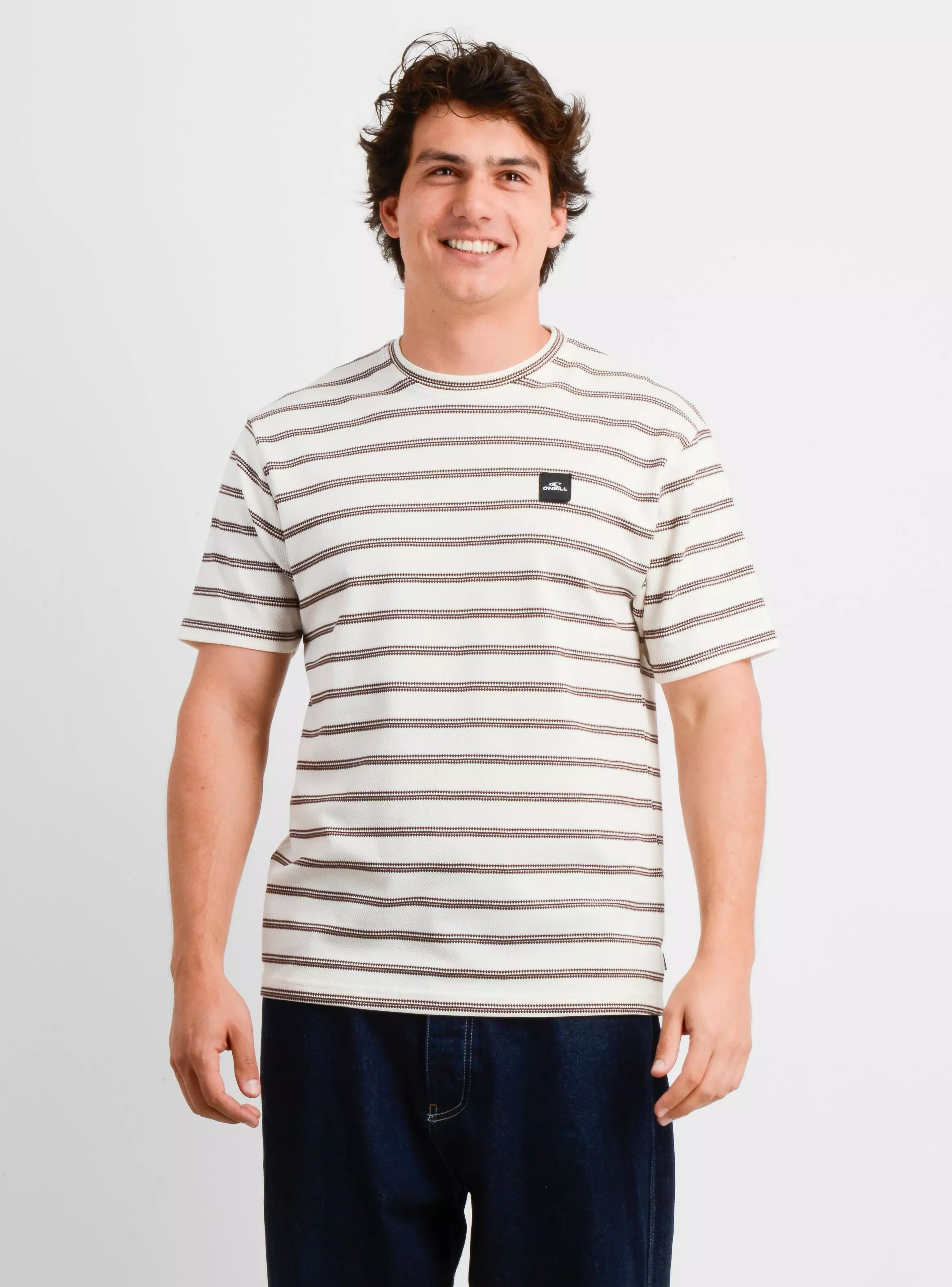 POLERA MANGA CORTA HIGH LINE BEIGE CLARO-0
