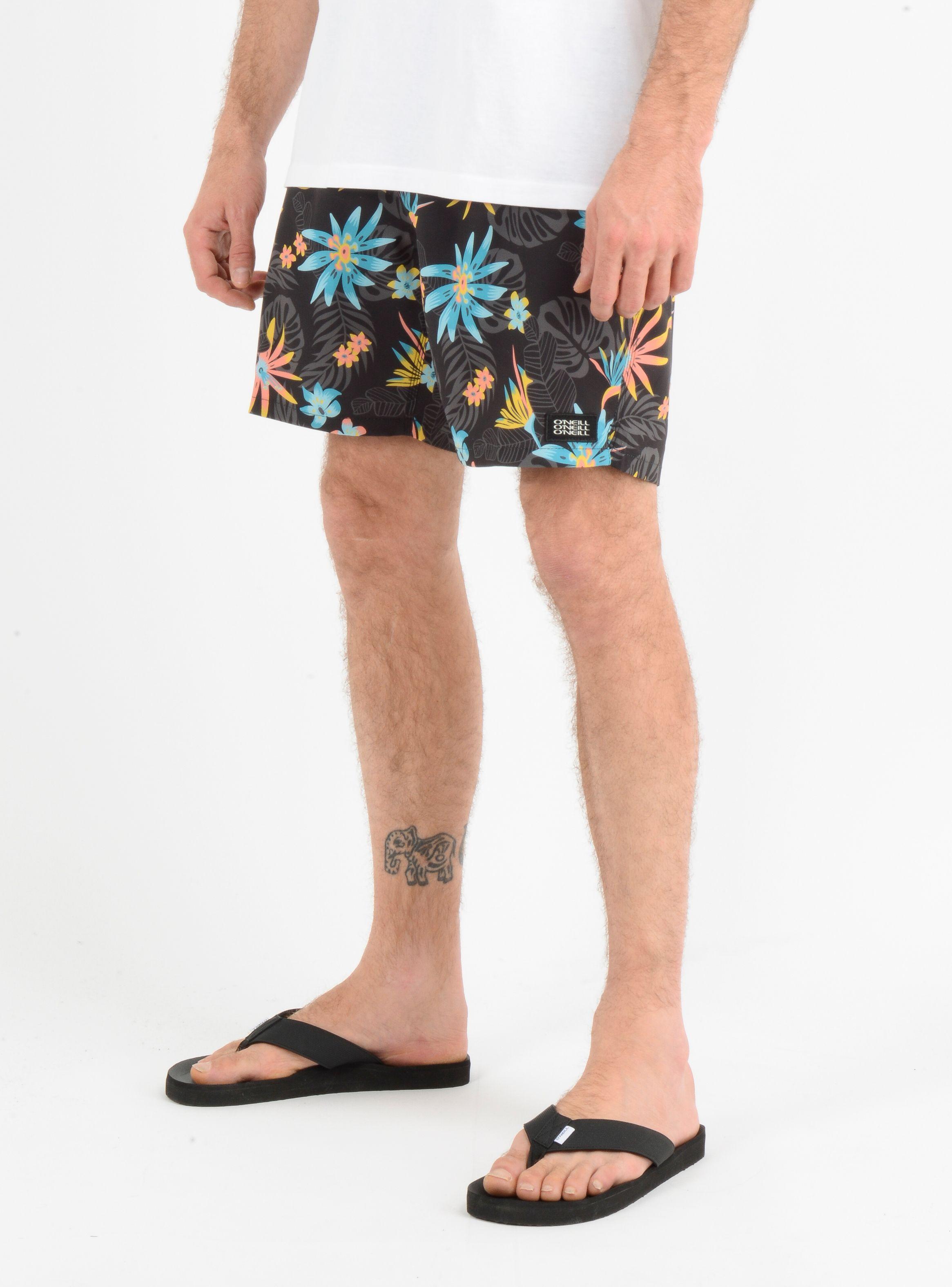 BOARDSHORT BLOOM  NEGRO-2