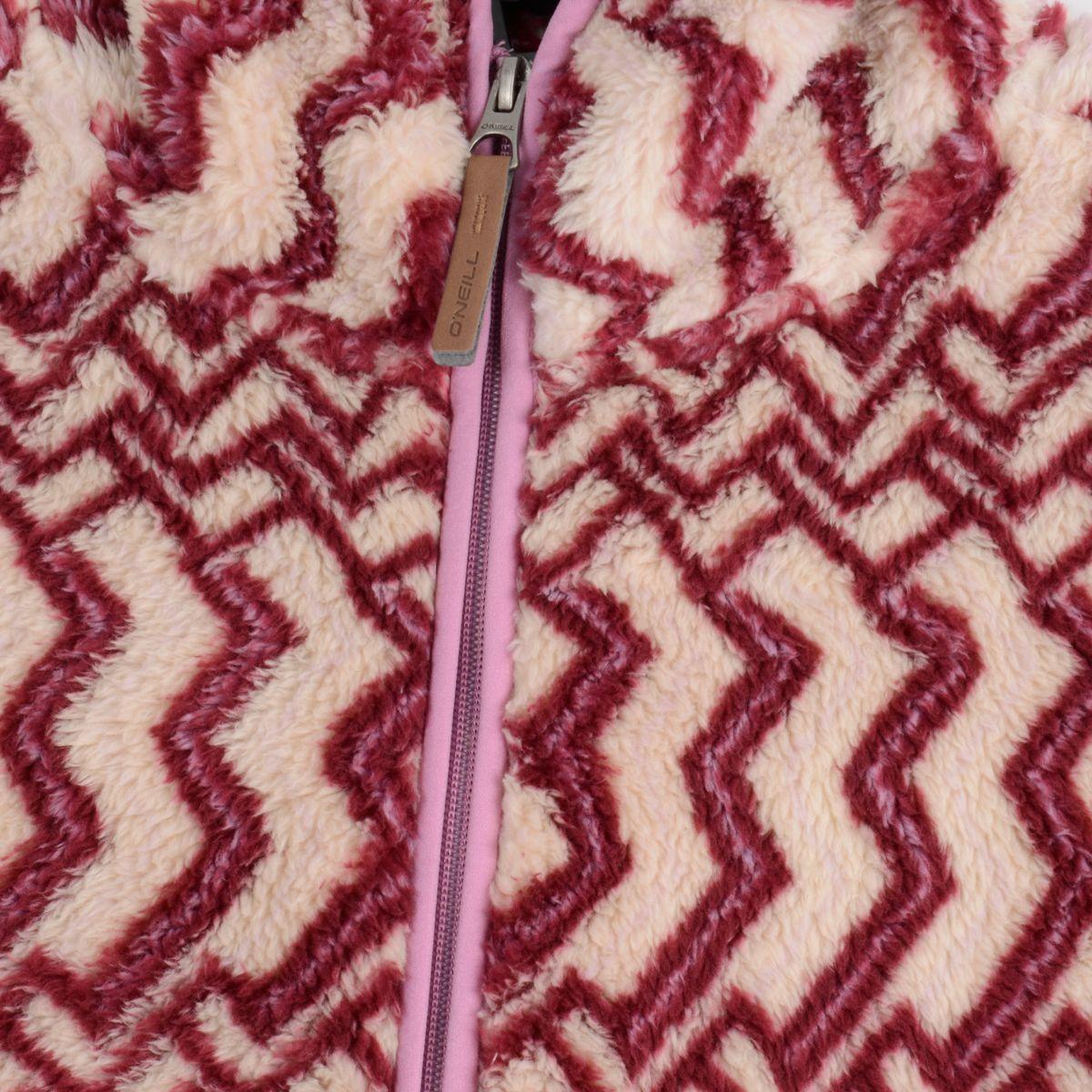 POLERON CHIPORRO FULL ZIPER COLLINS ROJO OSCURO-4