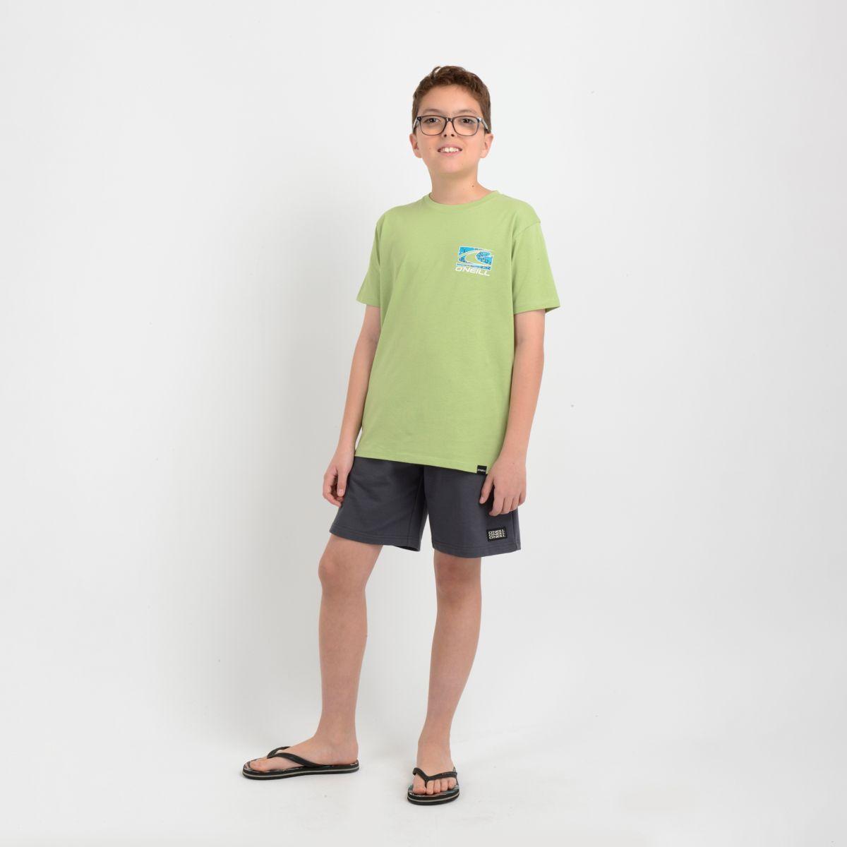 POLERA MANGA CORTA LITTLE WAVE  VERDE-1