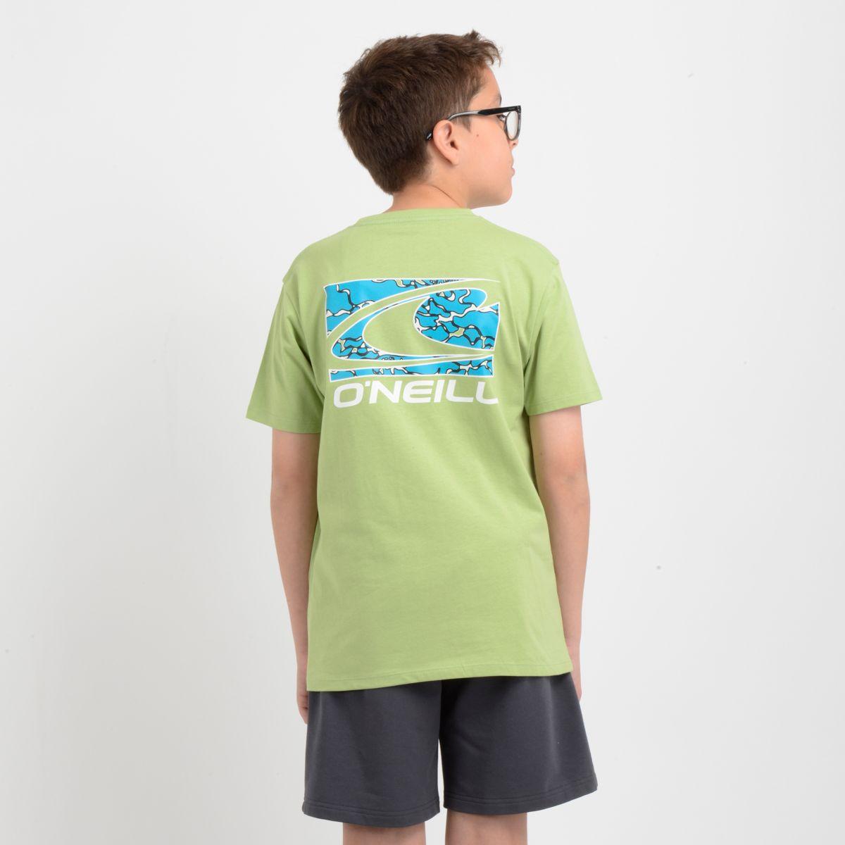 POLERA MANGA CORTA LITTLE WAVE  VERDE-3