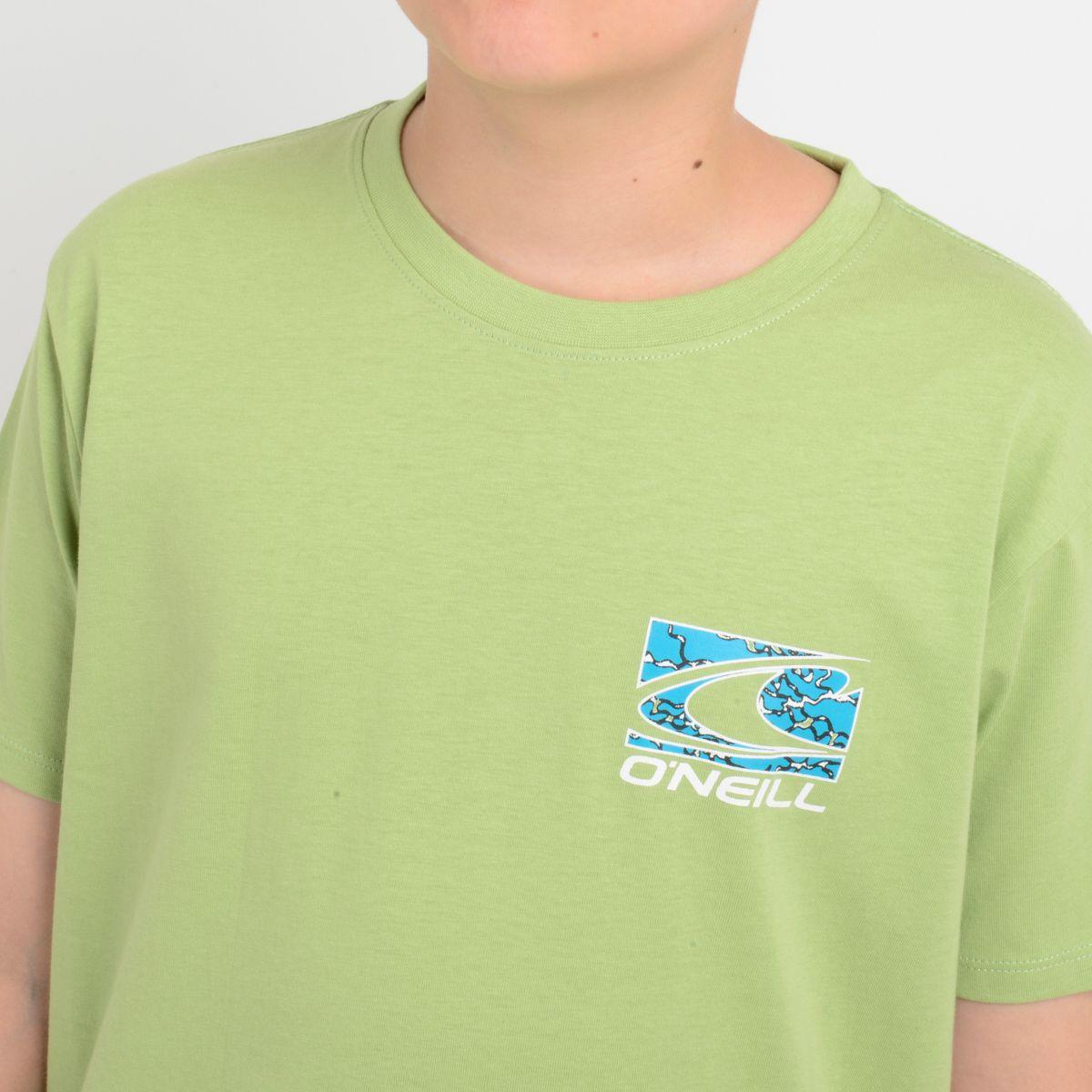 POLERA MANGA CORTA LITTLE WAVE  VERDE-4