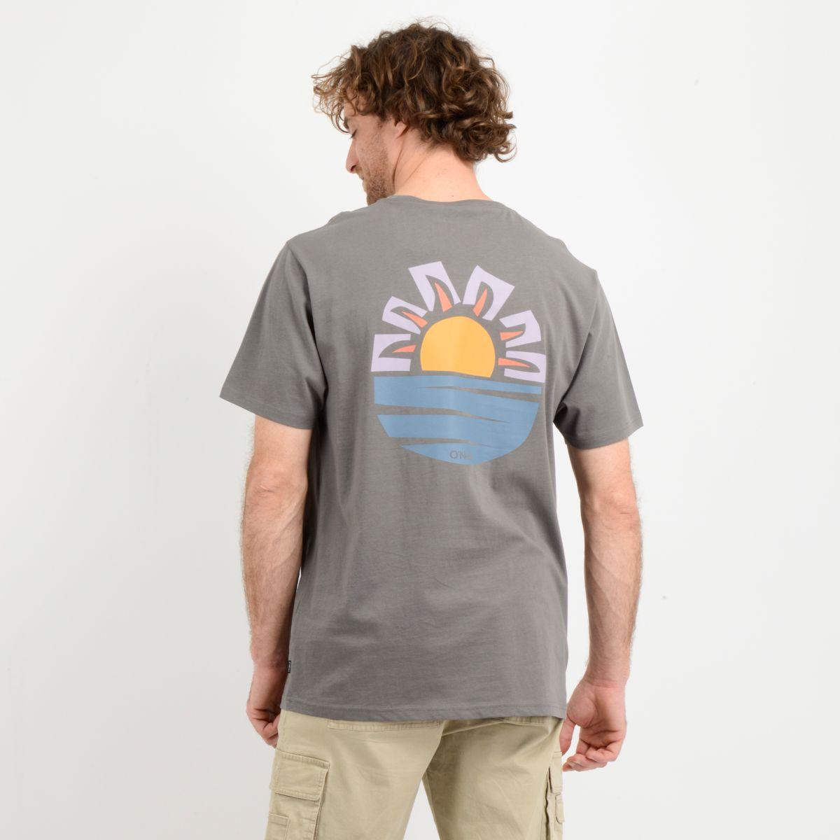 POLERA MANGA CORTA SUN GRIS-2