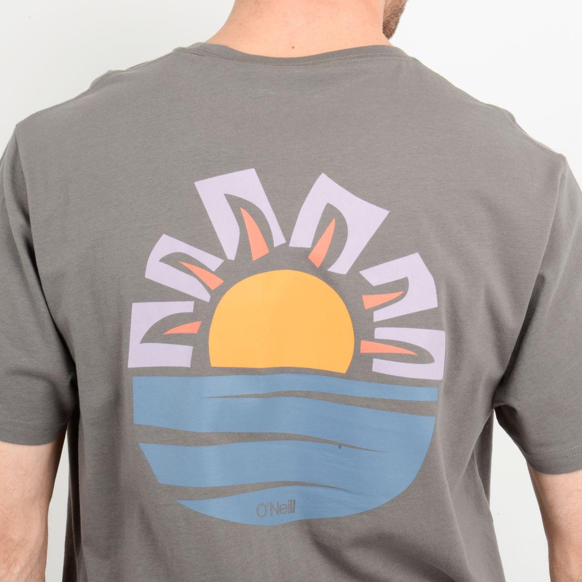 POLERA MANGA CORTA SUN GRIS-5