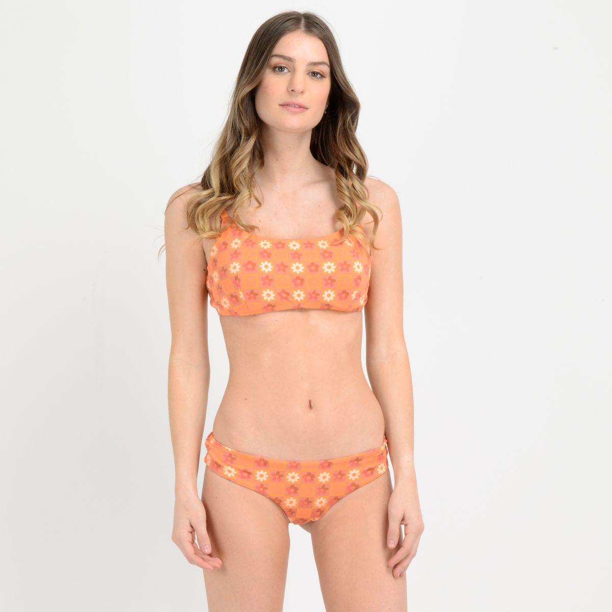 BIKINI TEAL  NARANJO-1