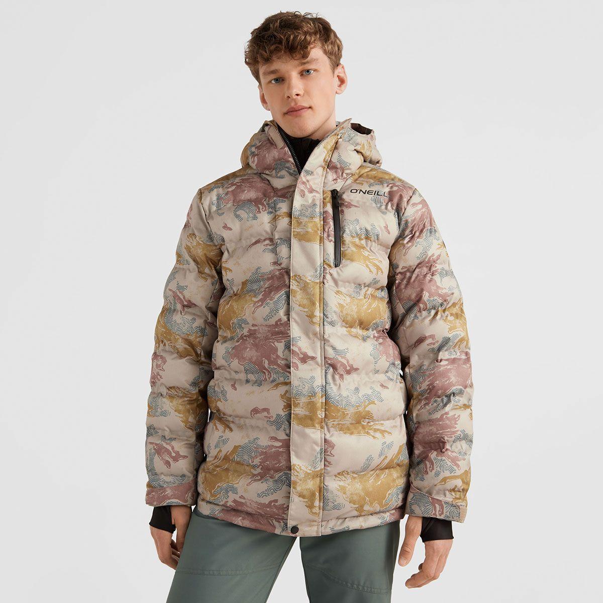 PARKA TÉCNICA NIEVE 10k/10k I23PE058008 CAFÉ CLARO / PASTEL-1