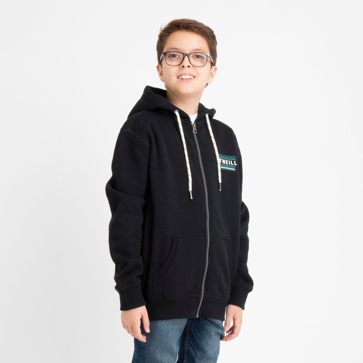 POLERON FULL ZIPPER WORKING STIFF NEGRO-2