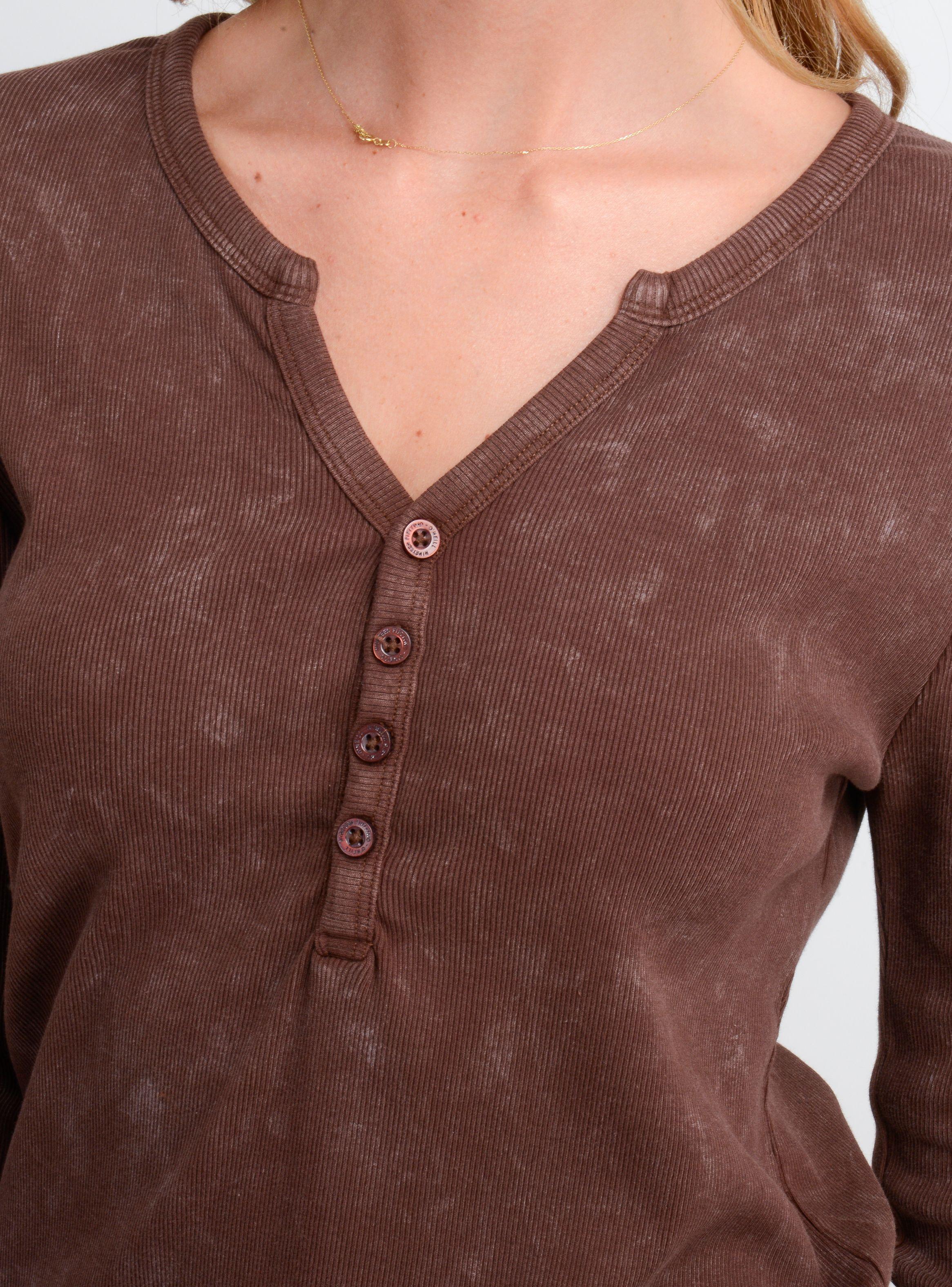 POLERA MANGA LARGA KEELY CAFE-4