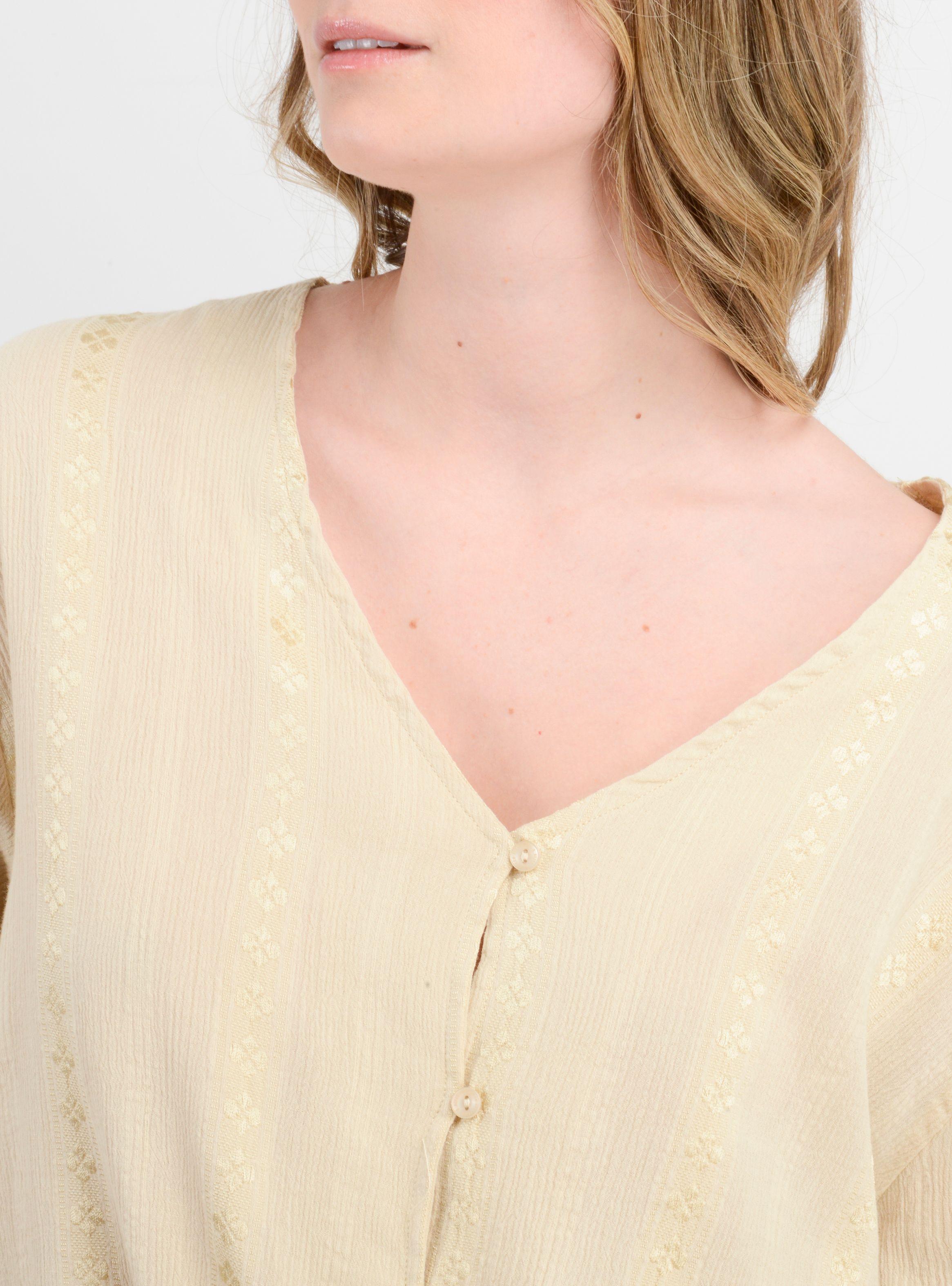 BLUSA MANGA LARGA MARY BEIGE-5
