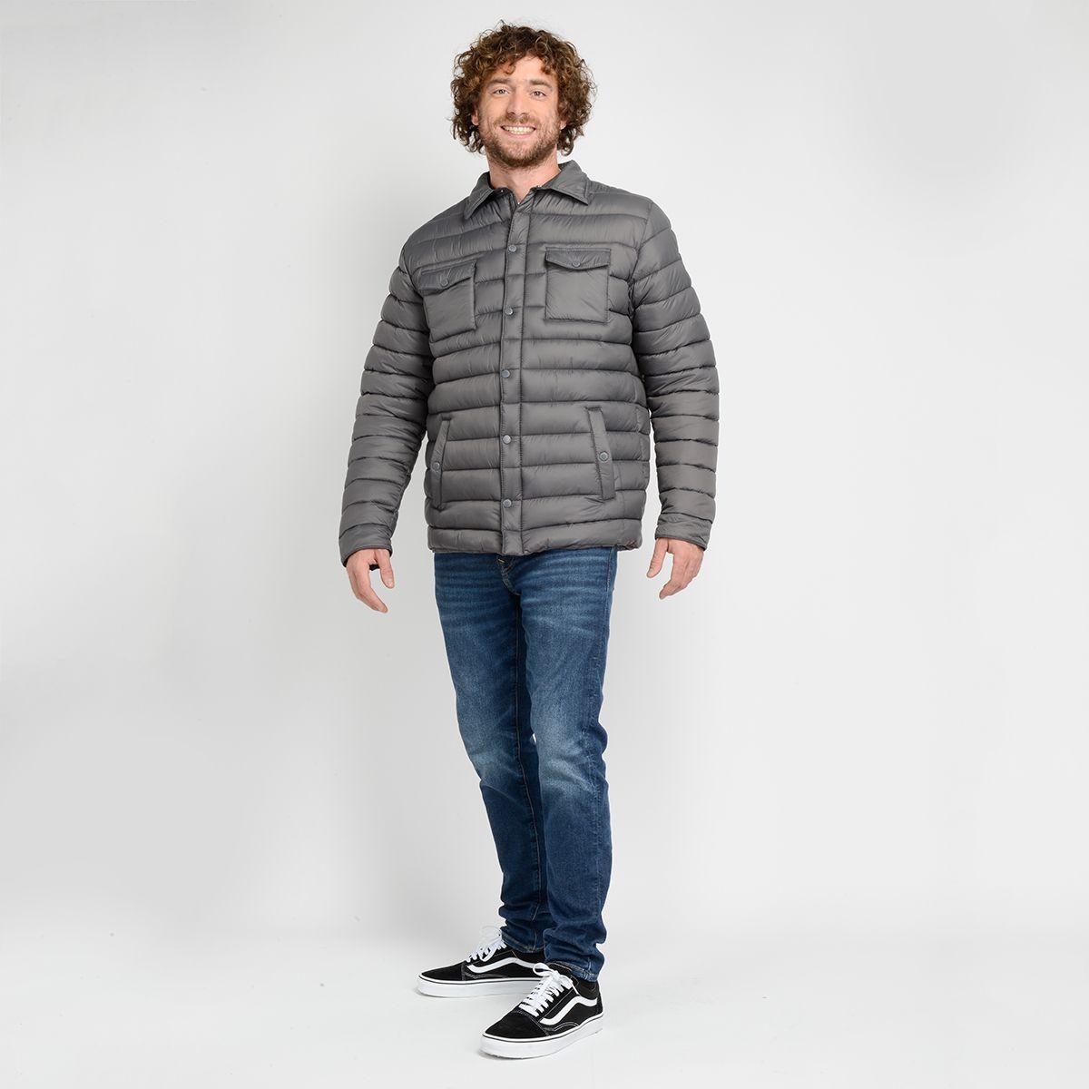 PARKA - I23HO056004 GRIS OSCURO-3