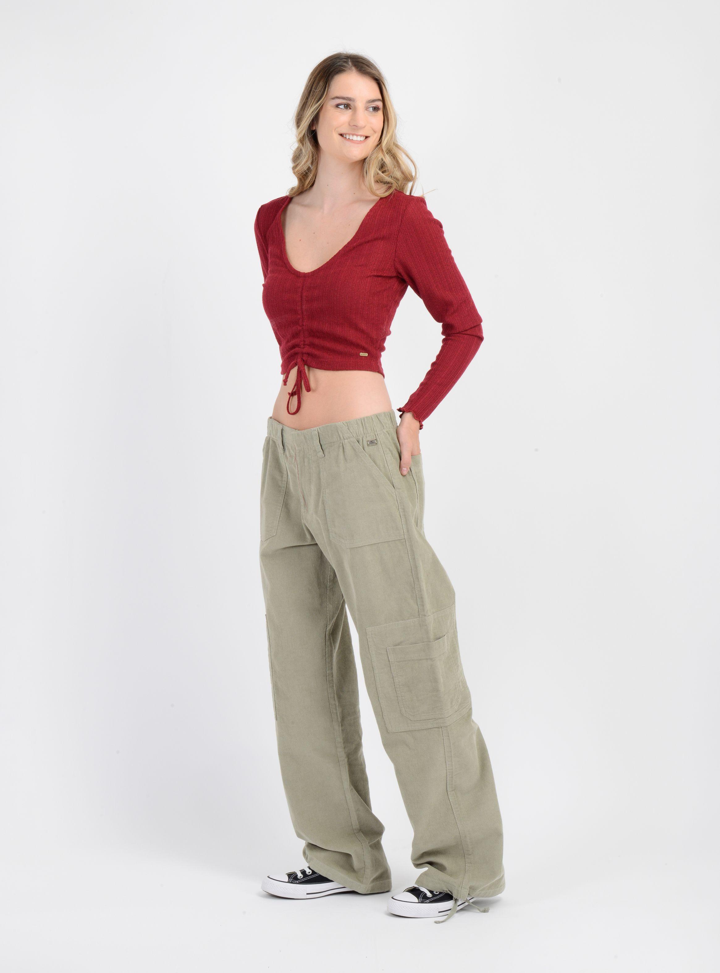 PANTALON COTELE KREE VERDE CLARO-2