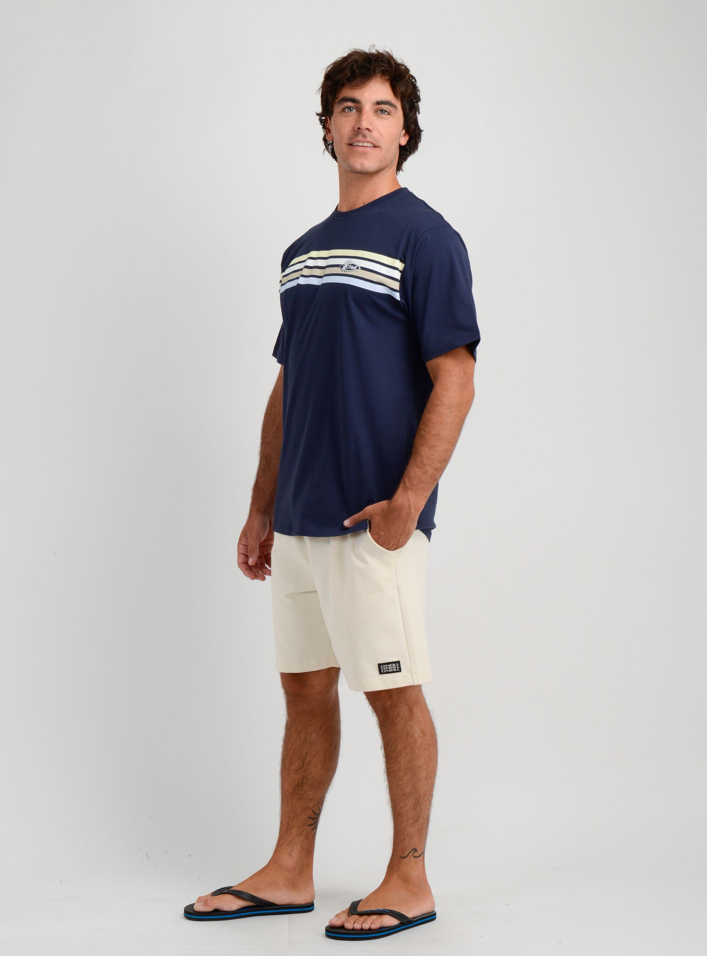 POLERA MANGA CORTA OG STRIPE  AZUL OSCURO-2