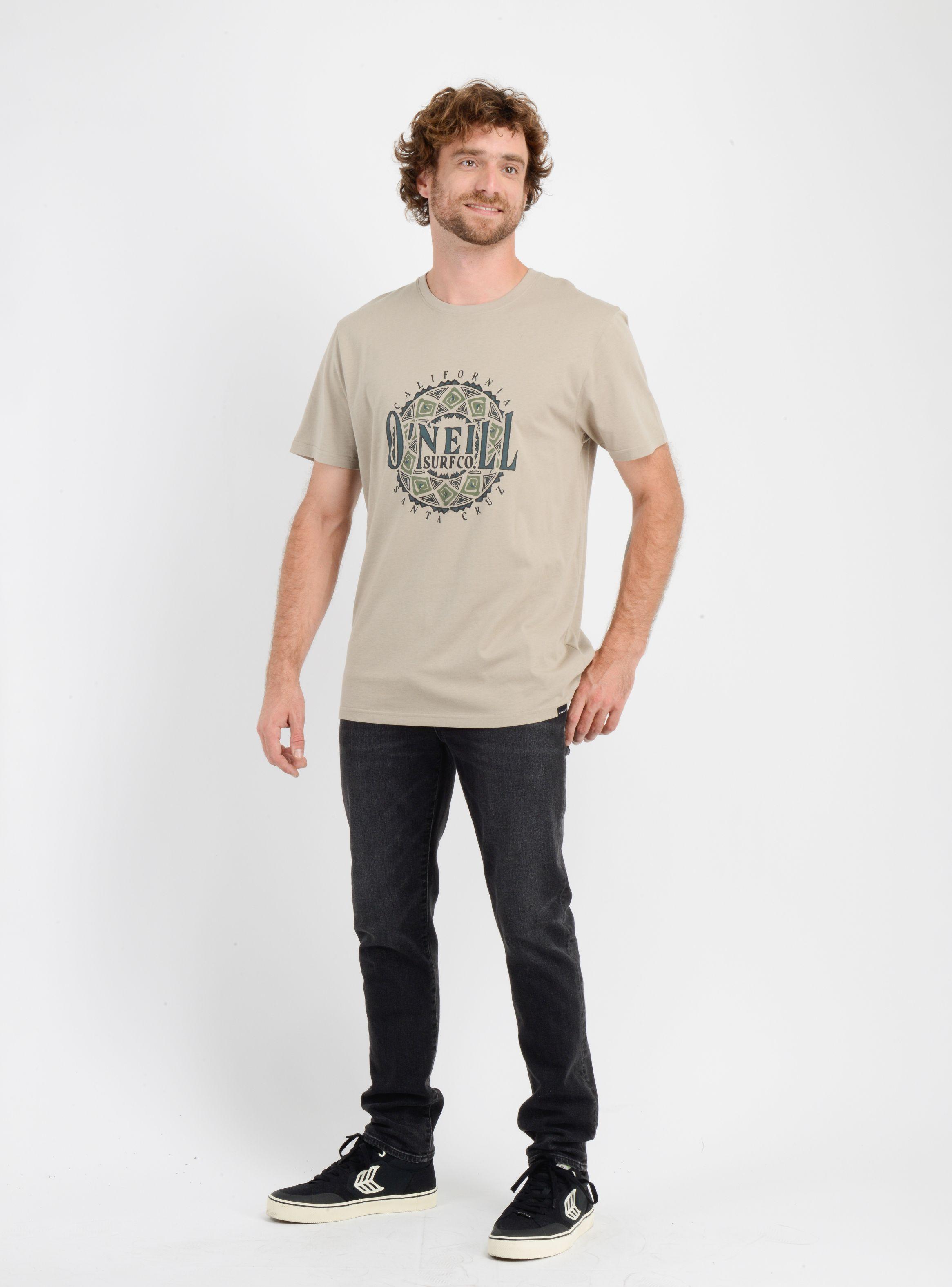 POLERA MANGA CORTA IKAT  BEIGE OSCURO-2