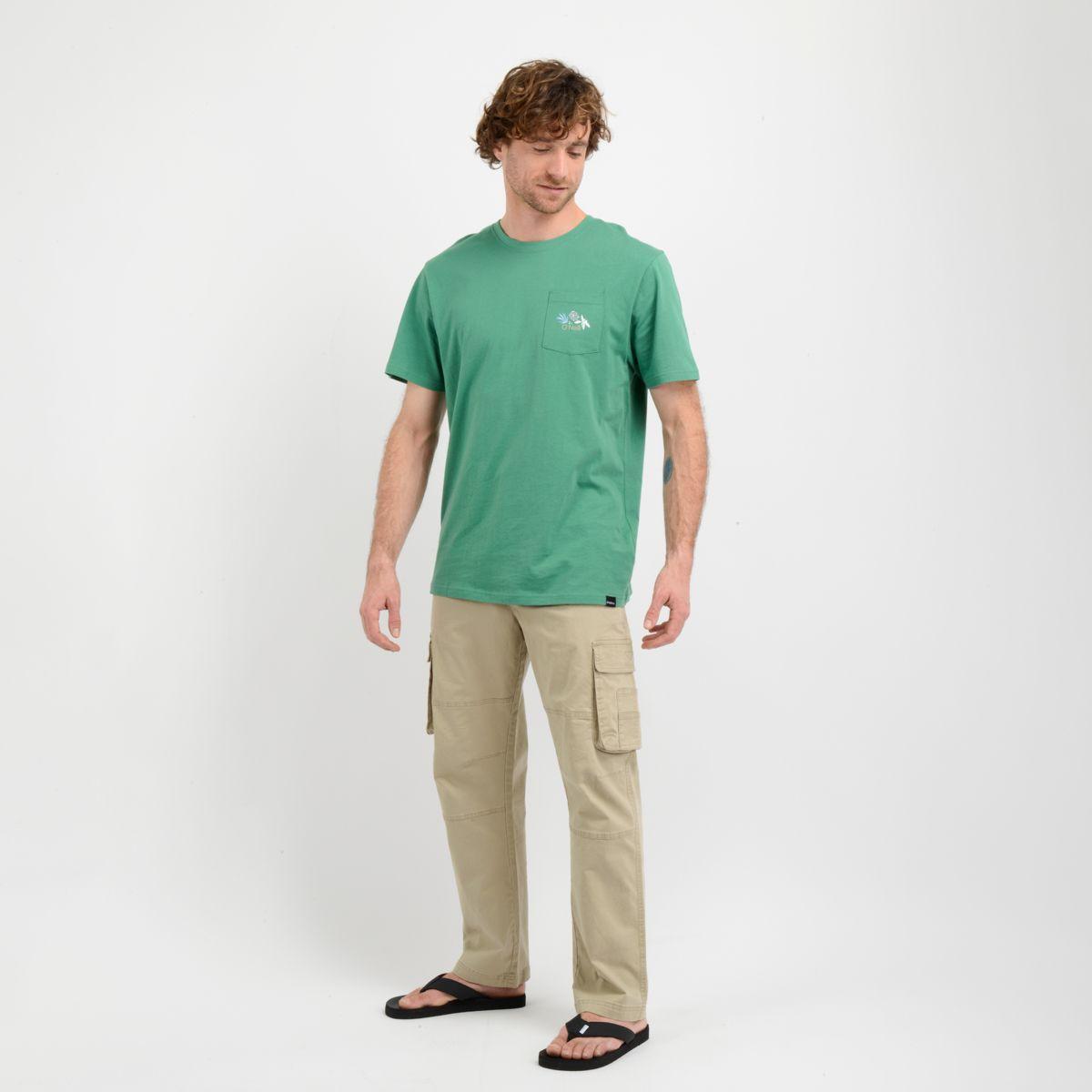 POLERA MANGA CORTA OG FLOWER  VERDE-1