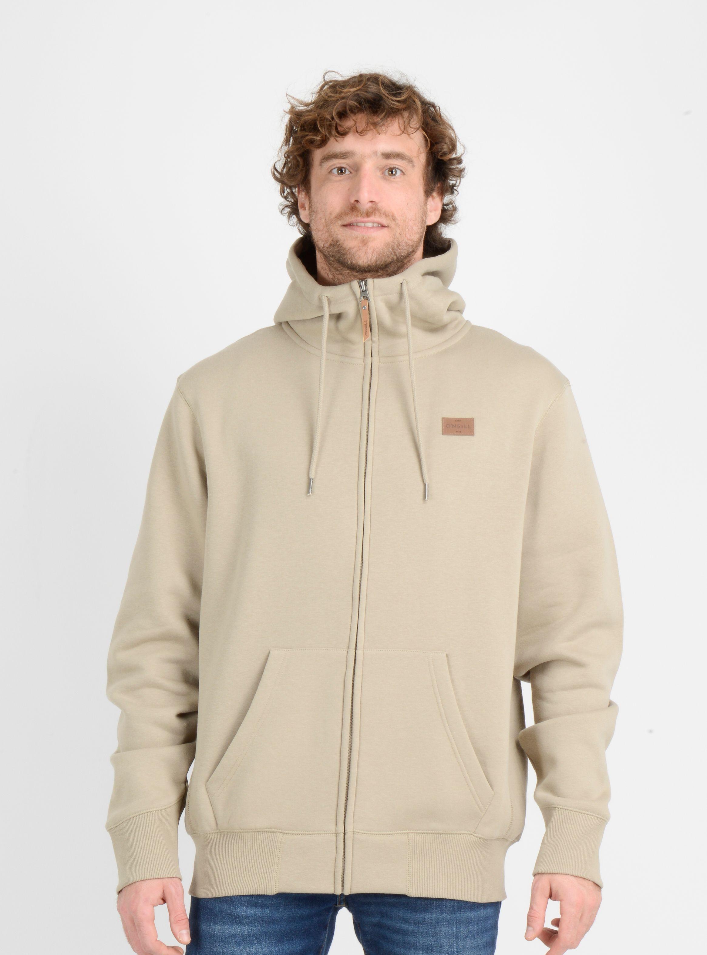 POLERON FULL ZIPER BAVARO FZ  BEIGE-0
