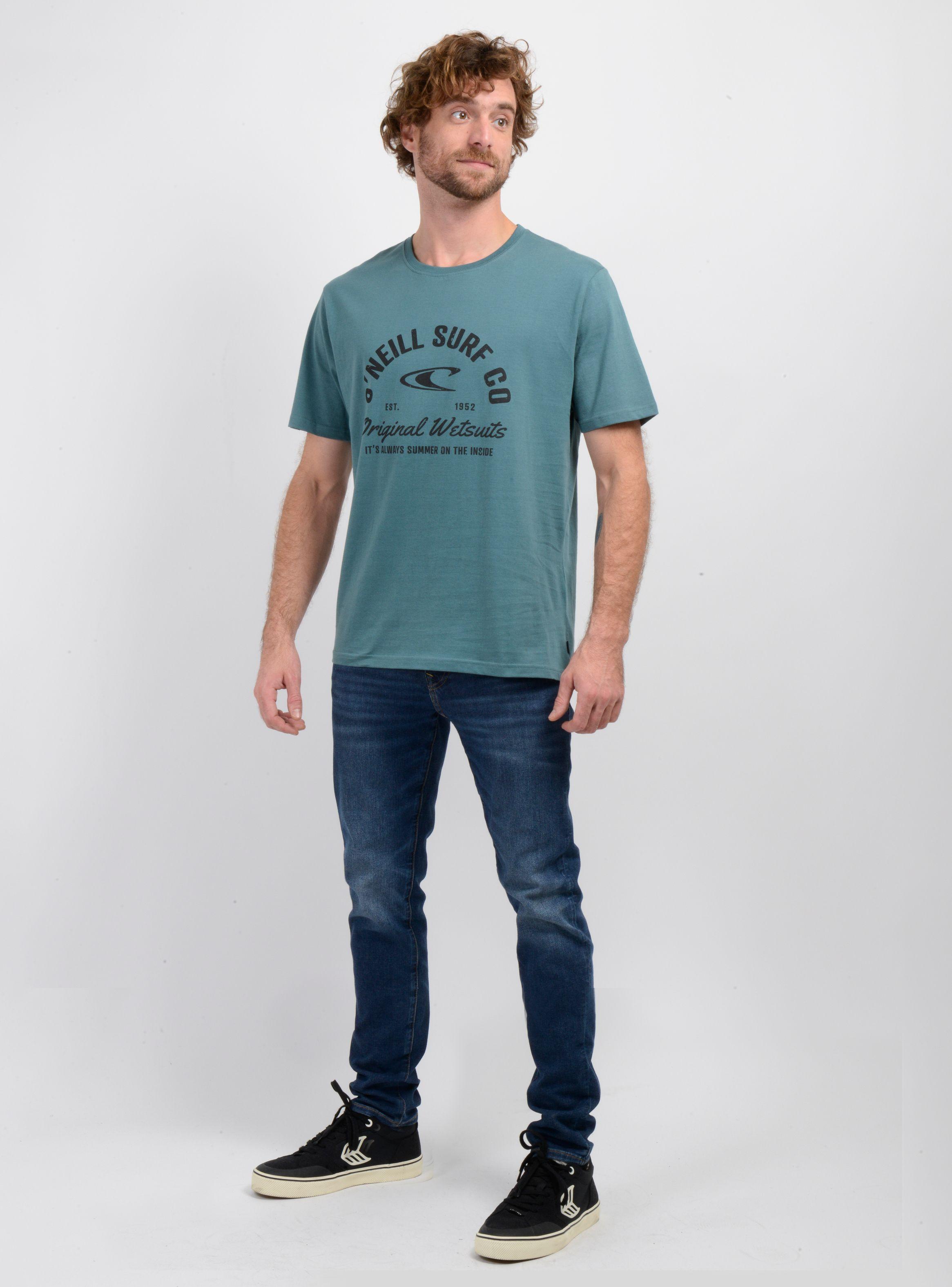 POLERA MANGA CORTA SURF CO VERDE OSCURO-2
