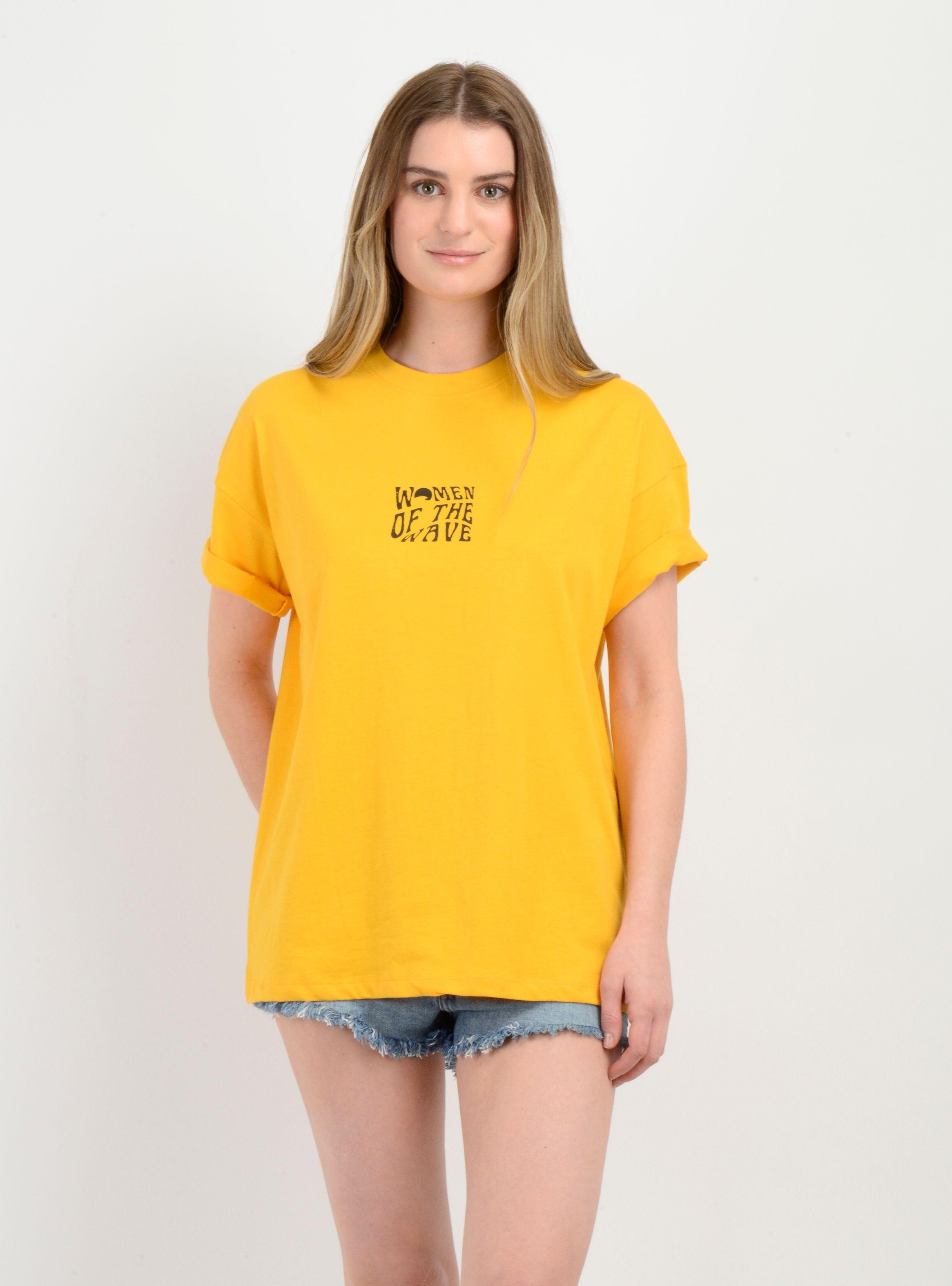 POLERA MANGA CORTA WOTW T-SHIRT AMARILLO-0