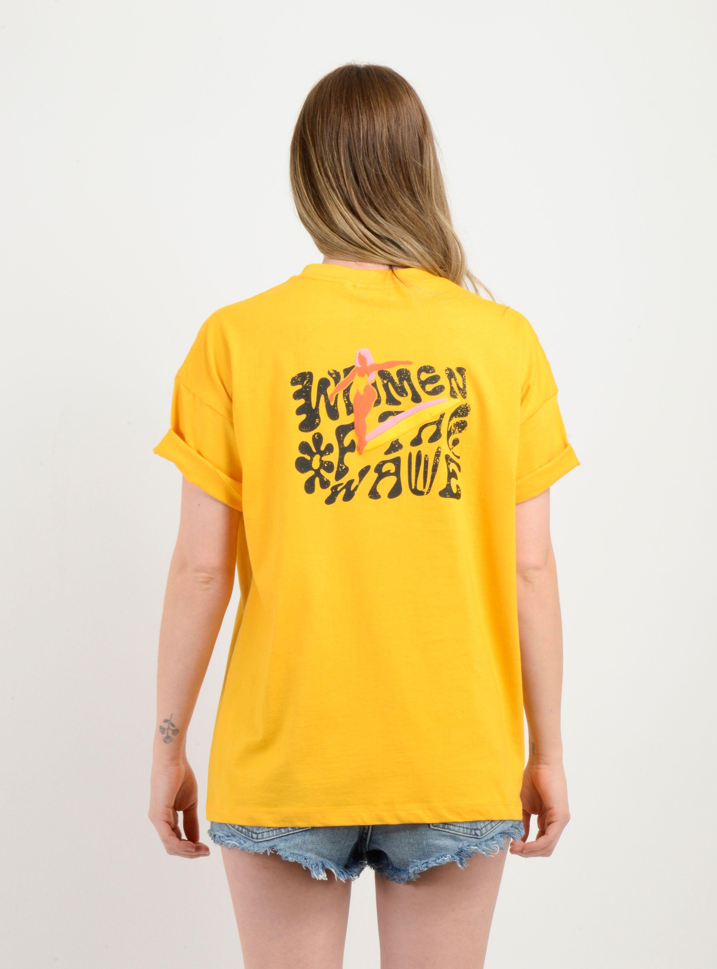 POLERA MANGA CORTA WOTW T-SHIRT AMARILLO-1