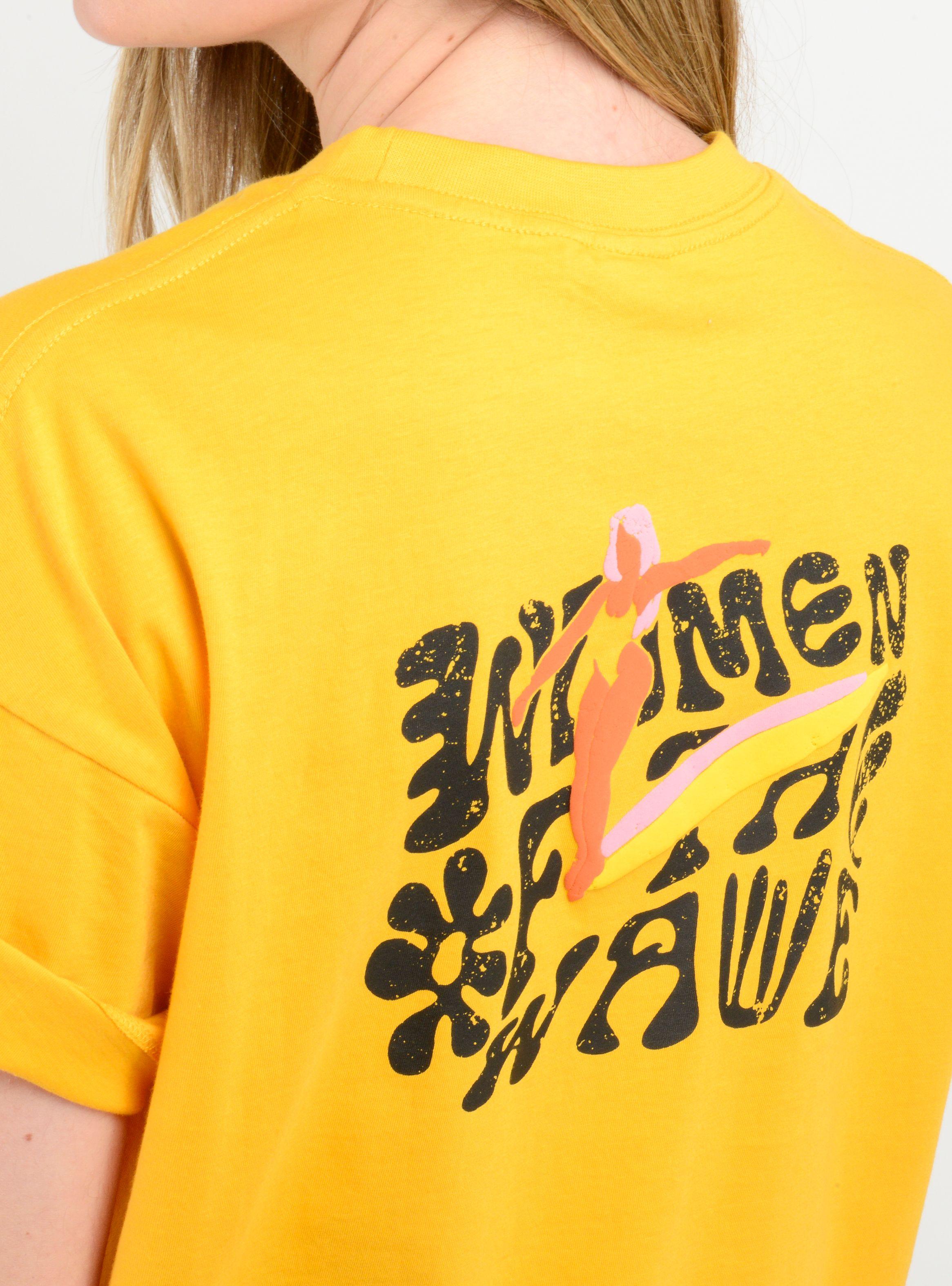 POLERA MANGA CORTA WOTW T-SHIRT AMARILLO-5