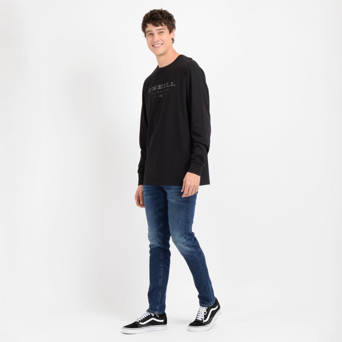 POLERA MANGA LARGA LET'S GO NEGRO-3