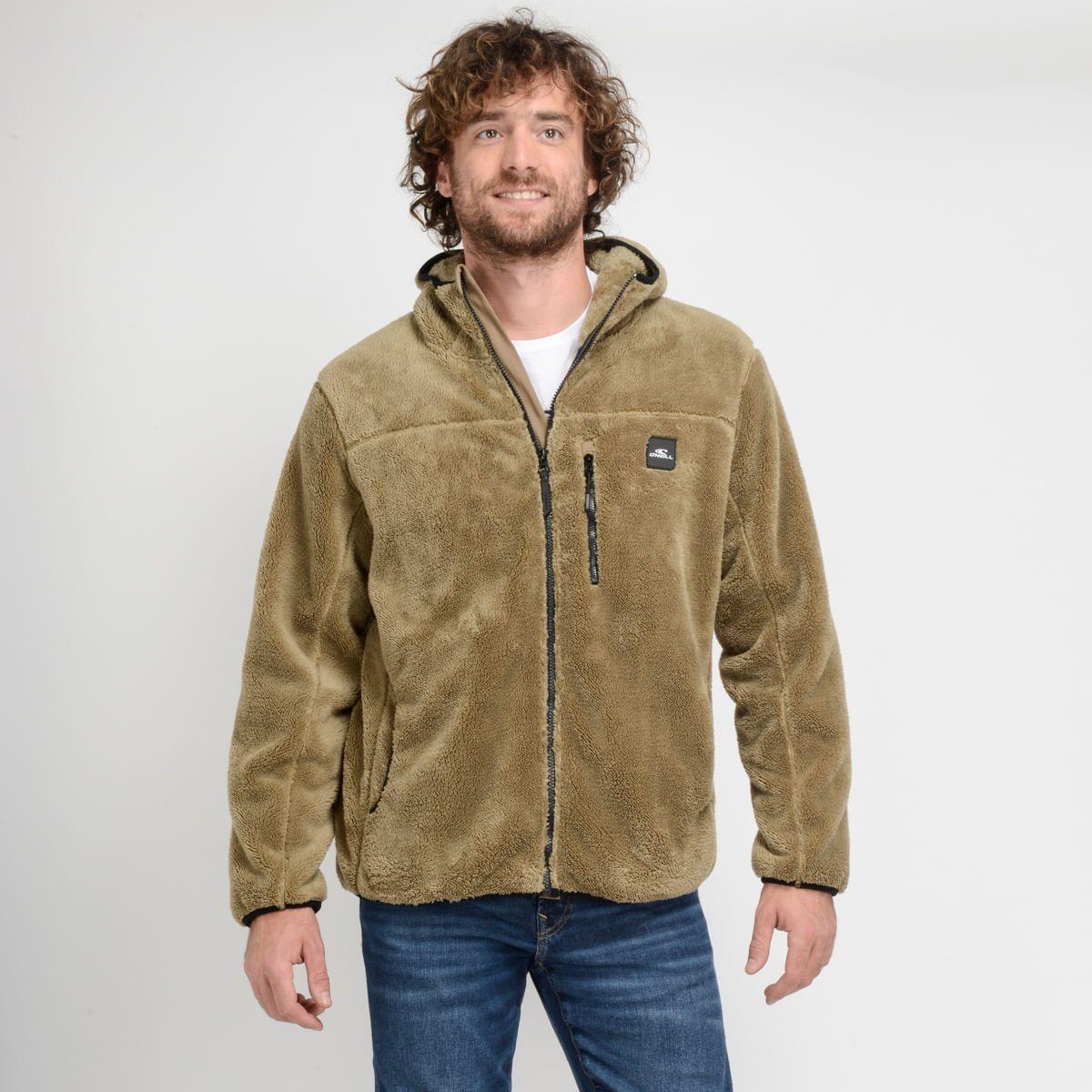 POLERON CHIPORRO FULL ZIPPER - I23HO073005 BEIGE OSCURO-4