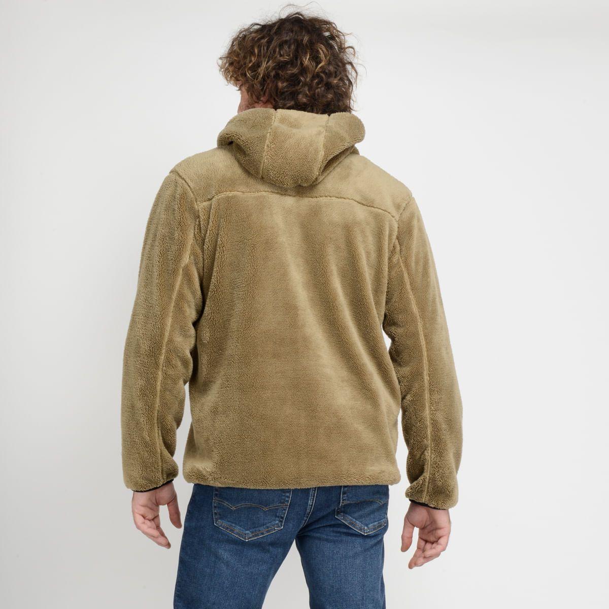 POLERON CHIPORRO FULL ZIPPER - I23HO073005 BEIGE OSCURO-6