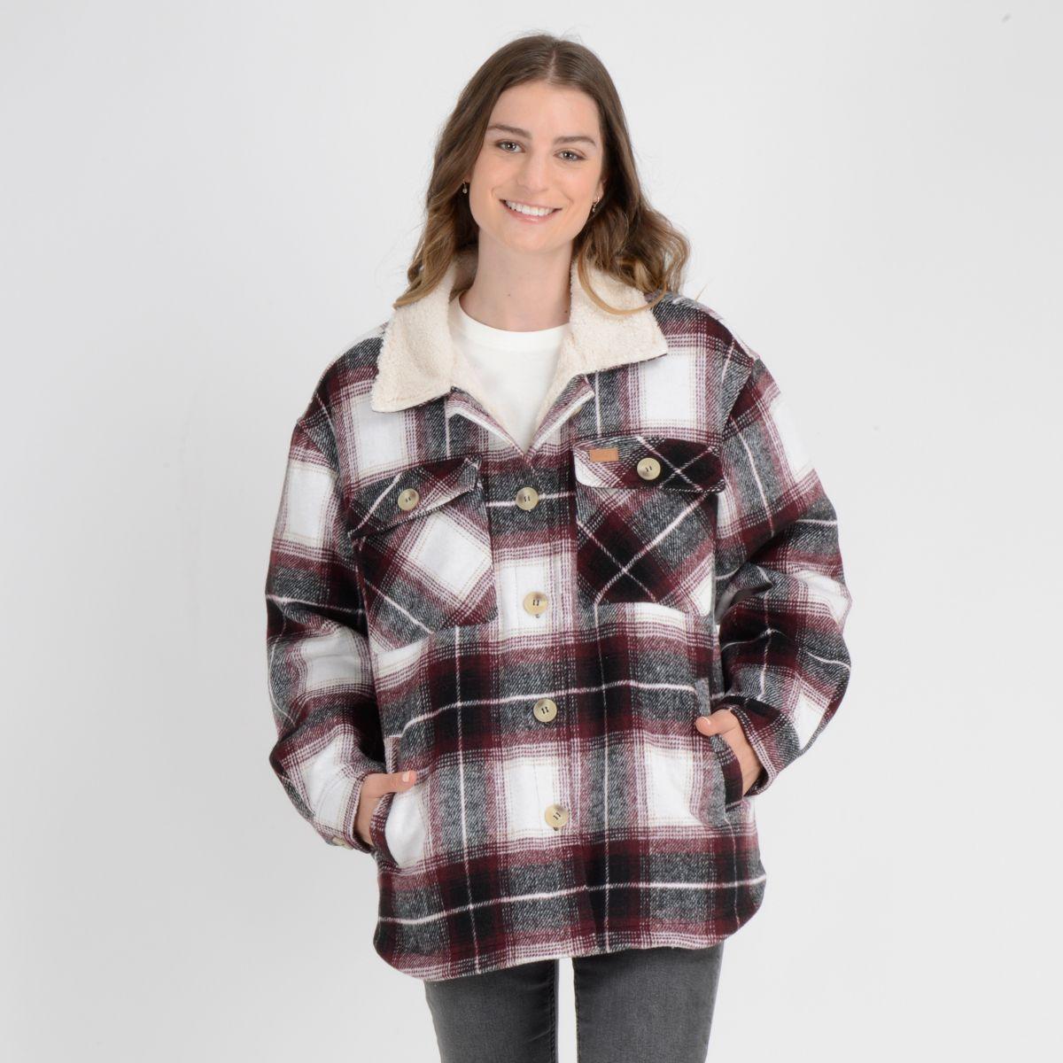 CHAQUETA MALLORY ROJO OSCURO-0