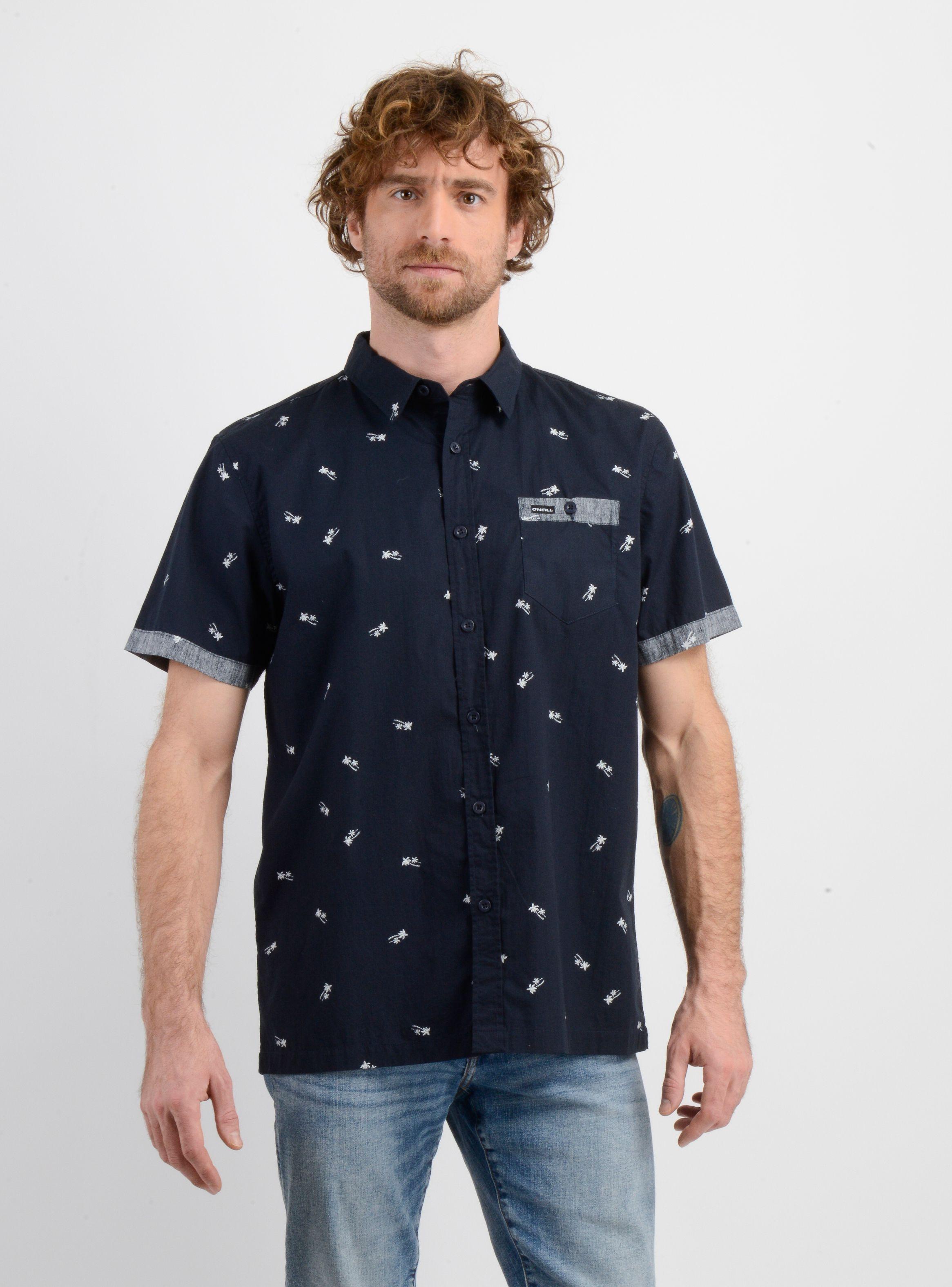 CAMISA MANGA CORTA BLUSTER AZUL OSCURO-0