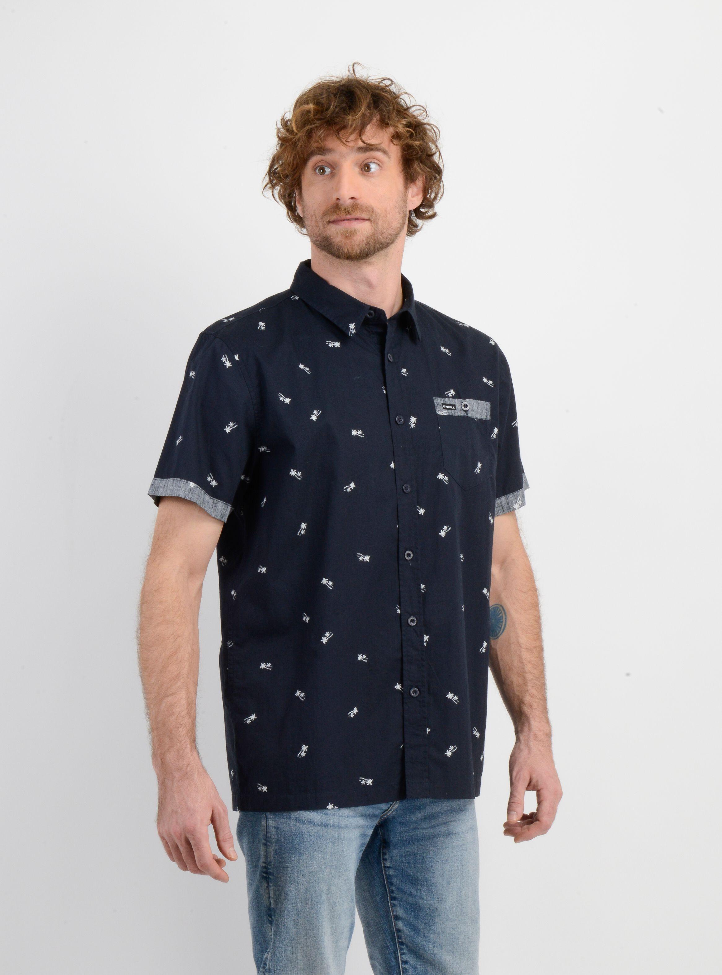 CAMISA MANGA CORTA BLUSTER AZUL OSCURO-3
