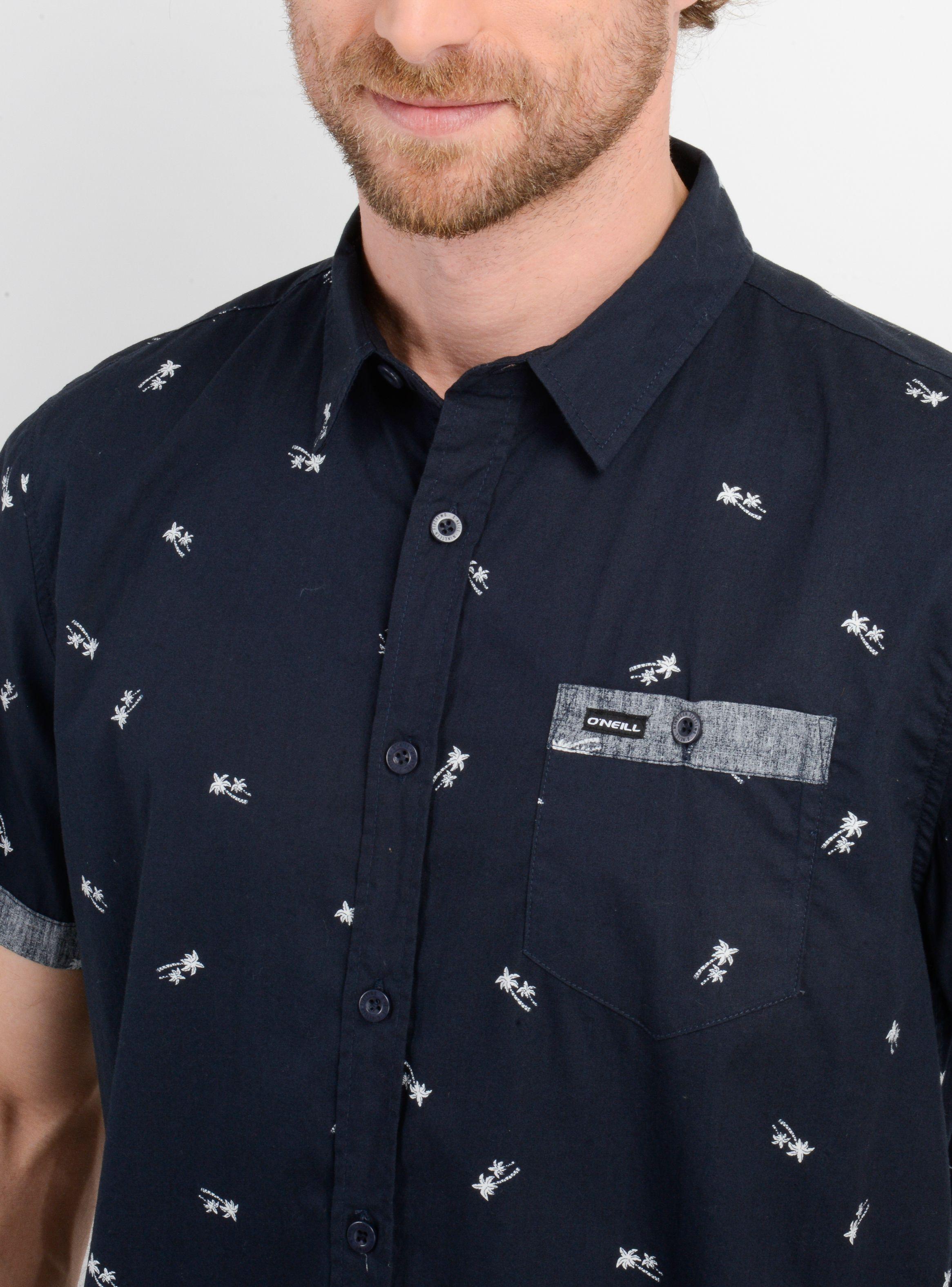 CAMISA MANGA CORTA BLUSTER AZUL OSCURO-4