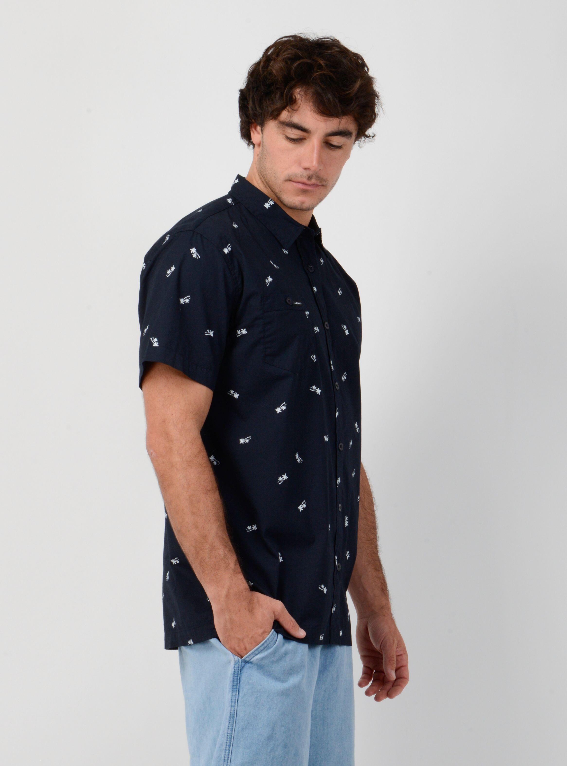 CAMISA MANGA CORTA BLUSTER AZUL OSCURO-7
