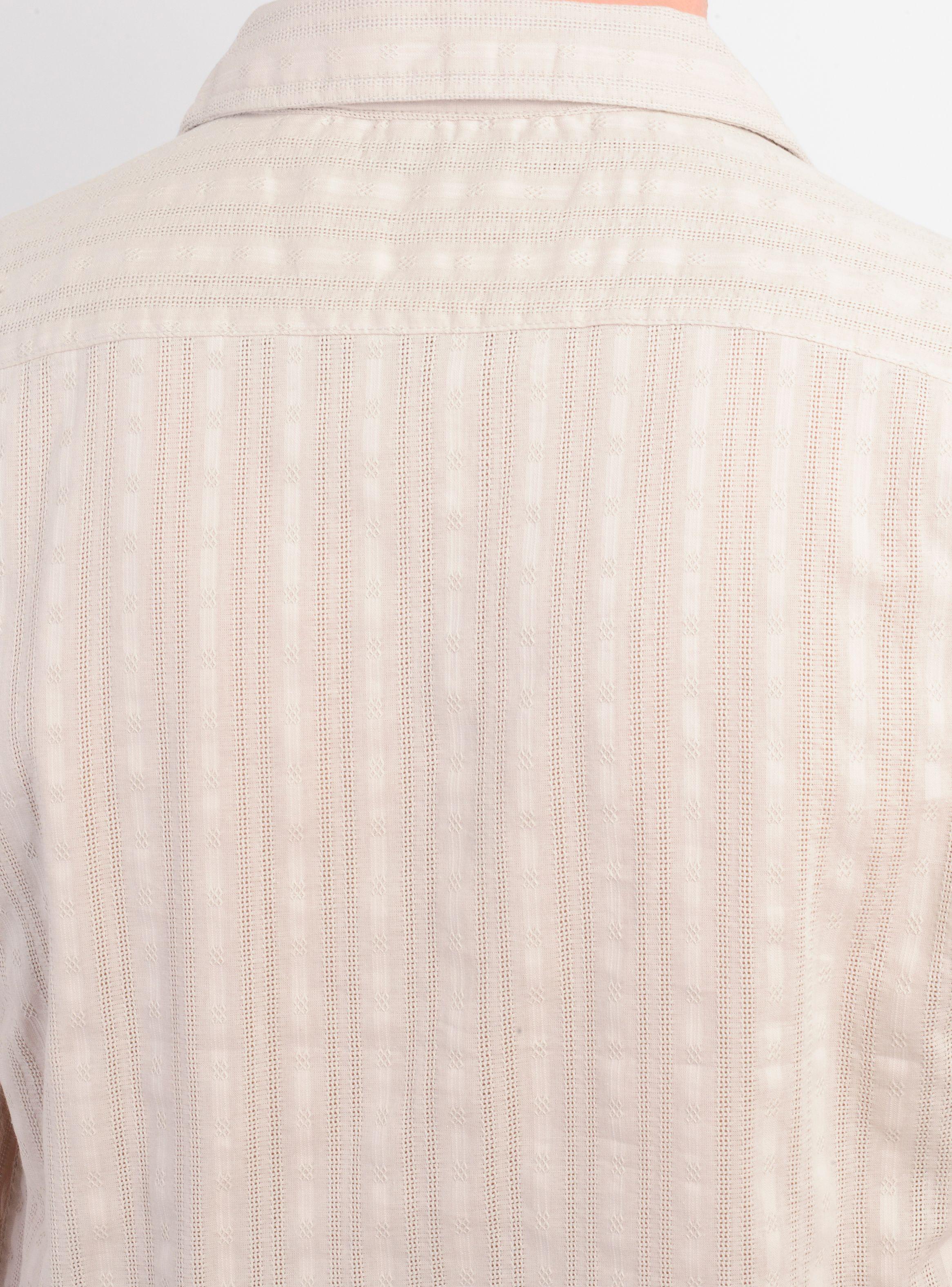 CAMISA MANGA CORTA POLARIZE BEIGE-5