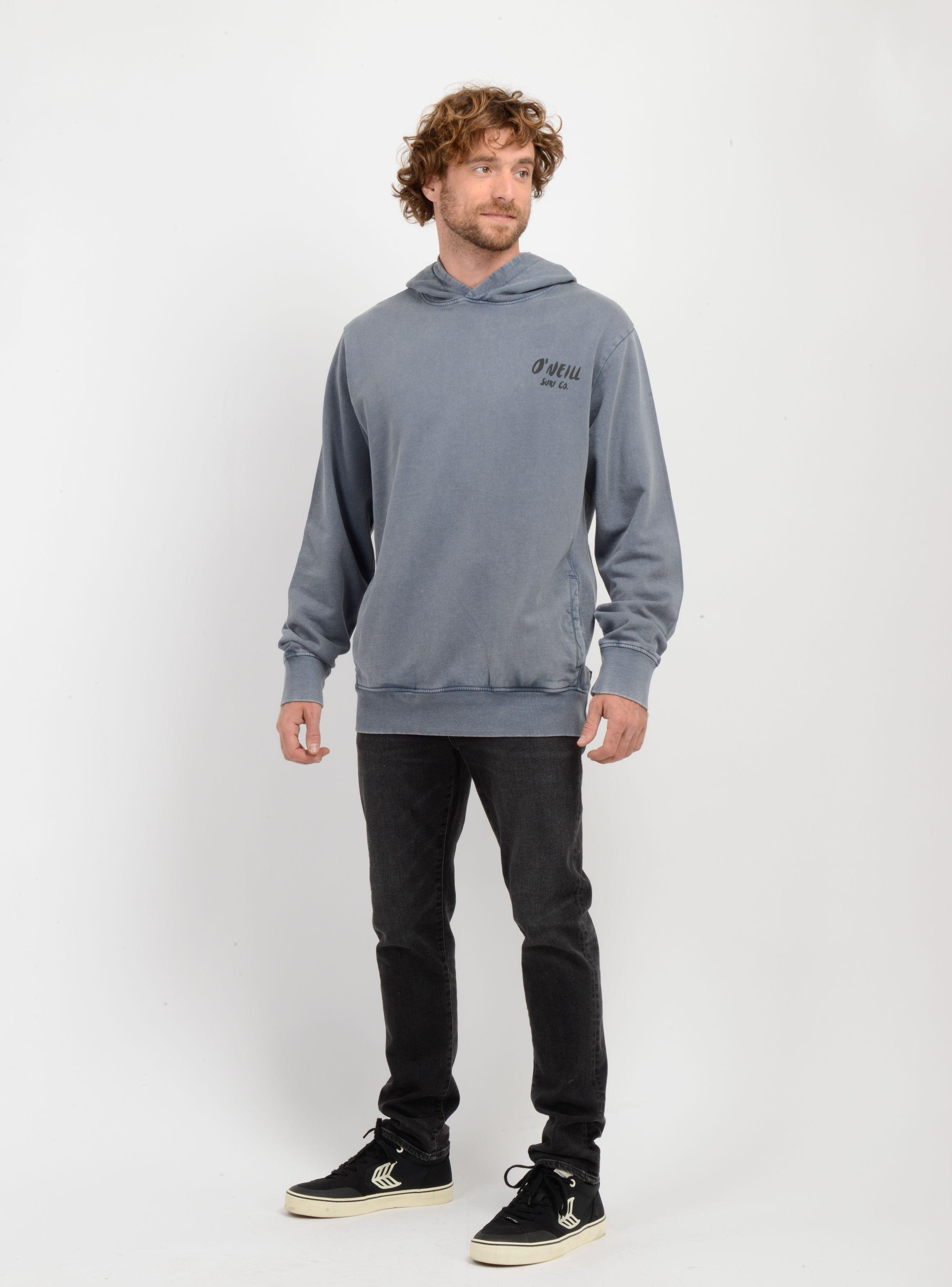 POLERON VISTA HOOD GRIS OSCURO-2