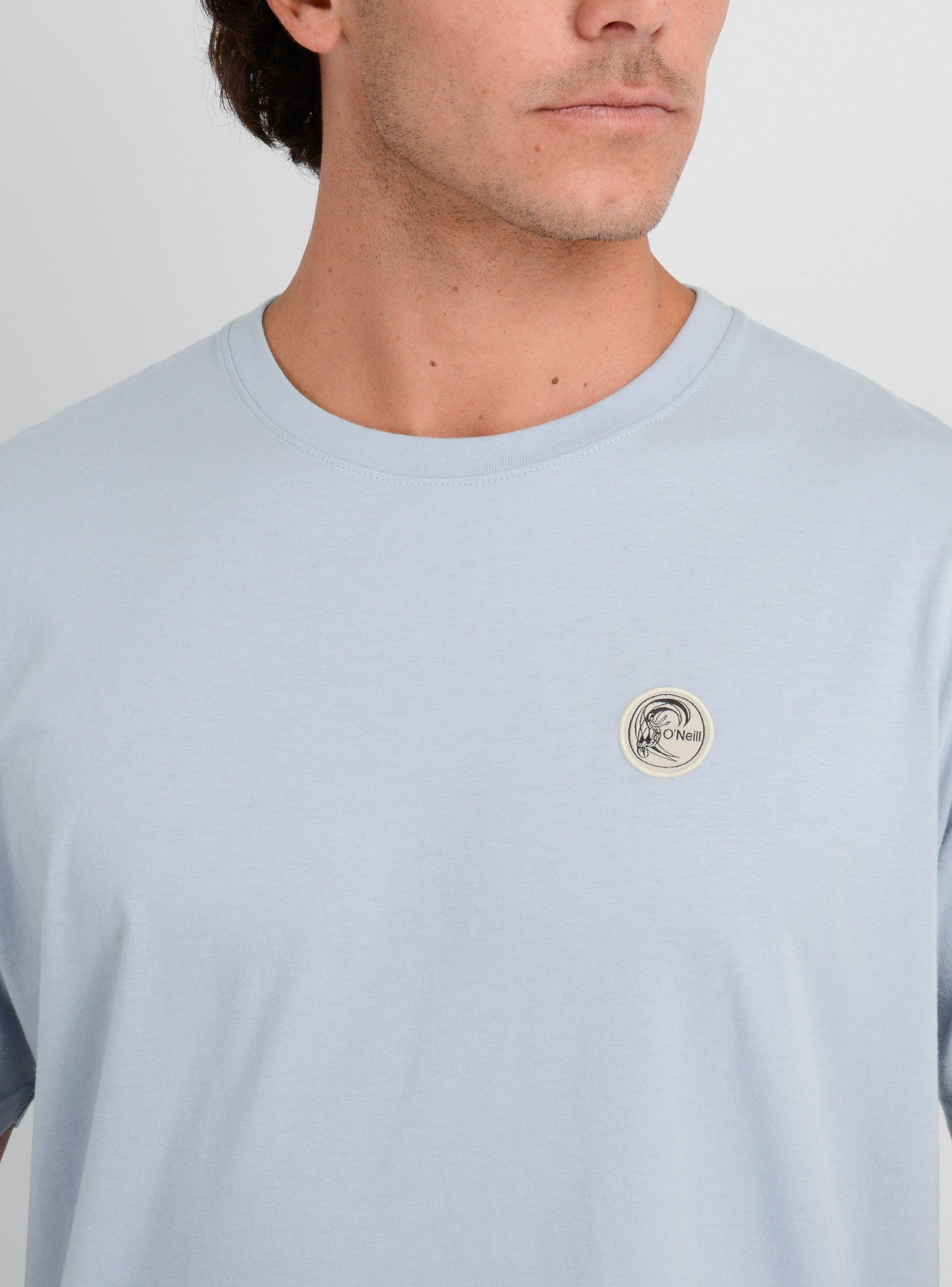 POLERA MANGA CORTA OG BADGE  AZUL CLARO-4