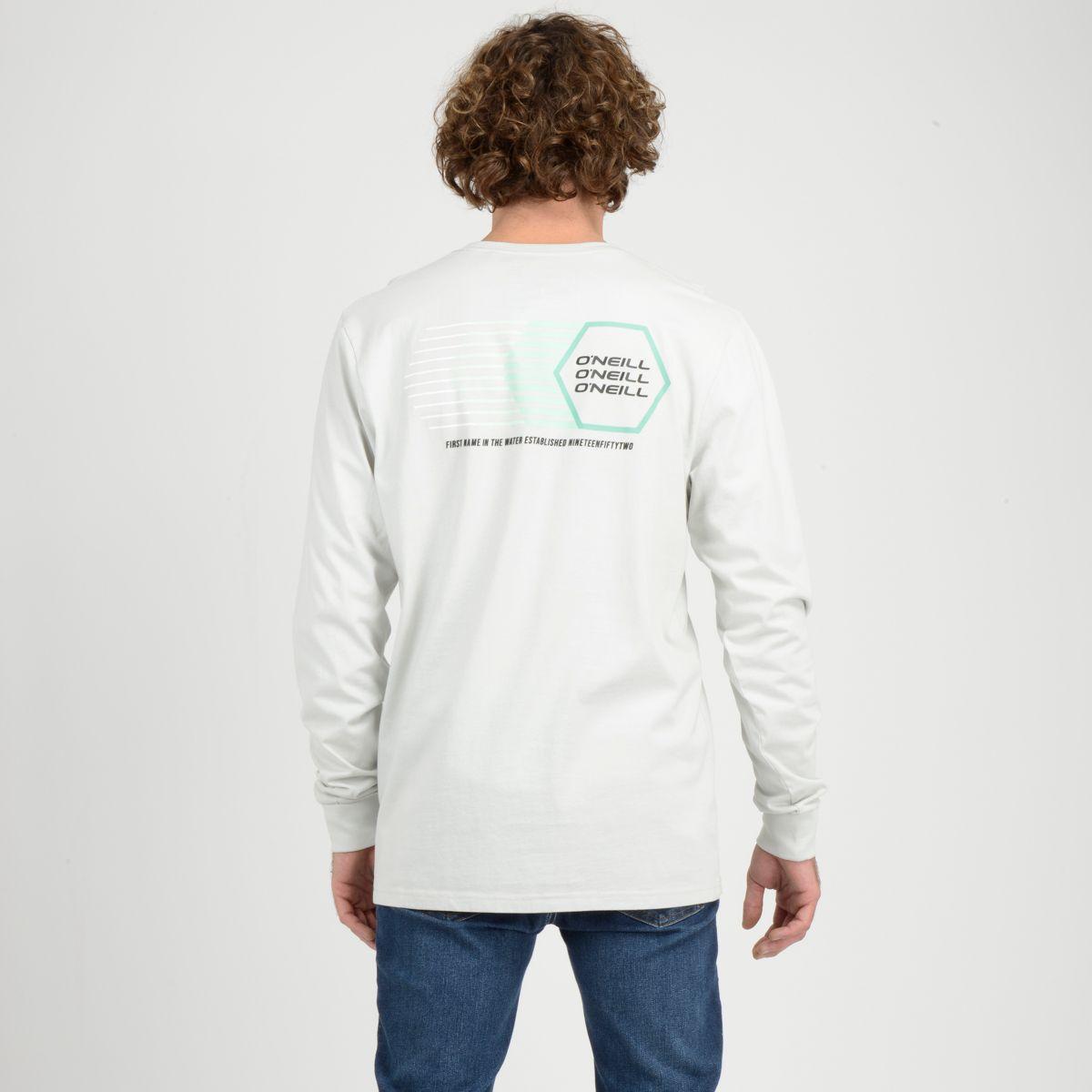 POLERA MANGA LARGA SQUARE  GRIS CLARO-2