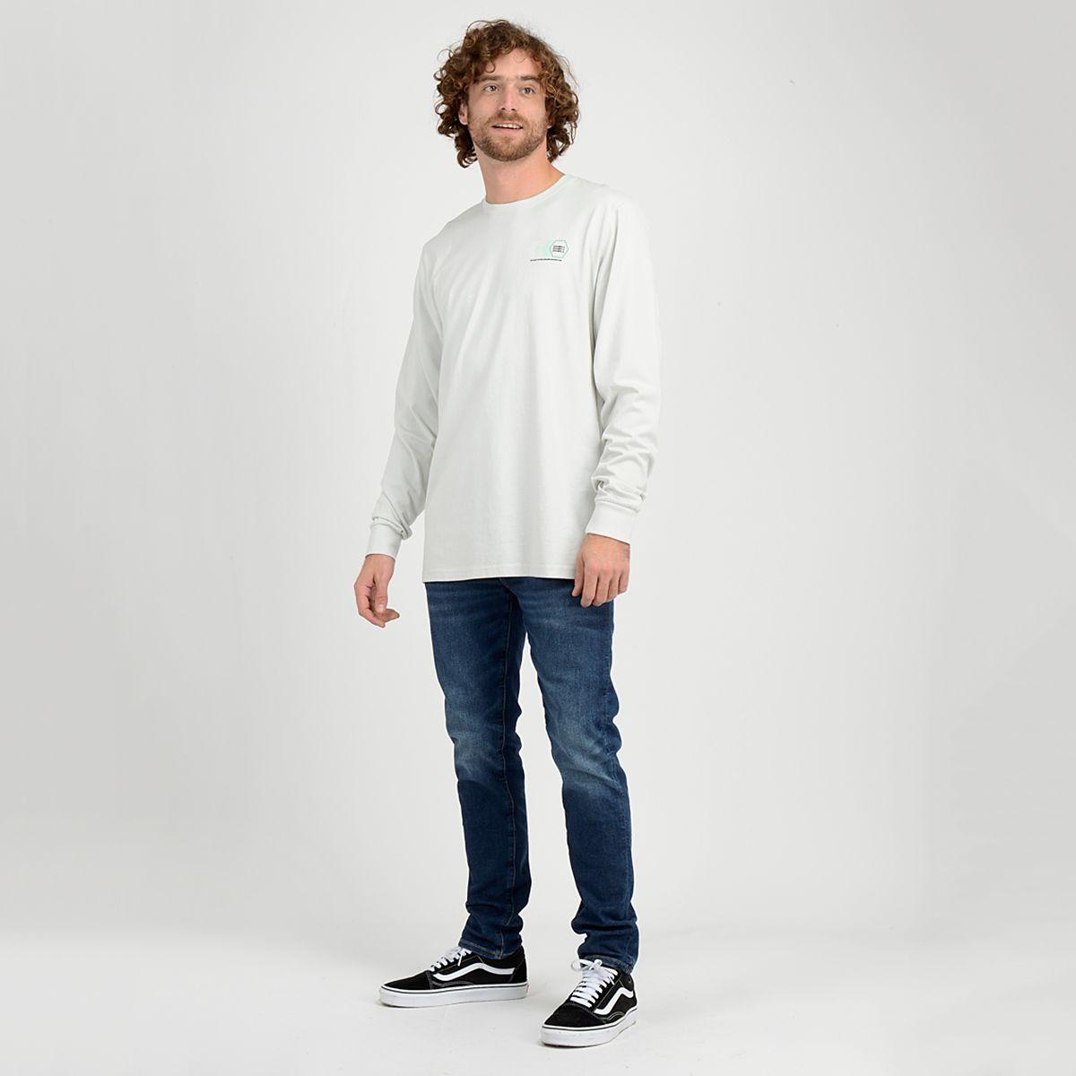 POLERA MANGA LARGA SQUARE  GRIS CLARO-3